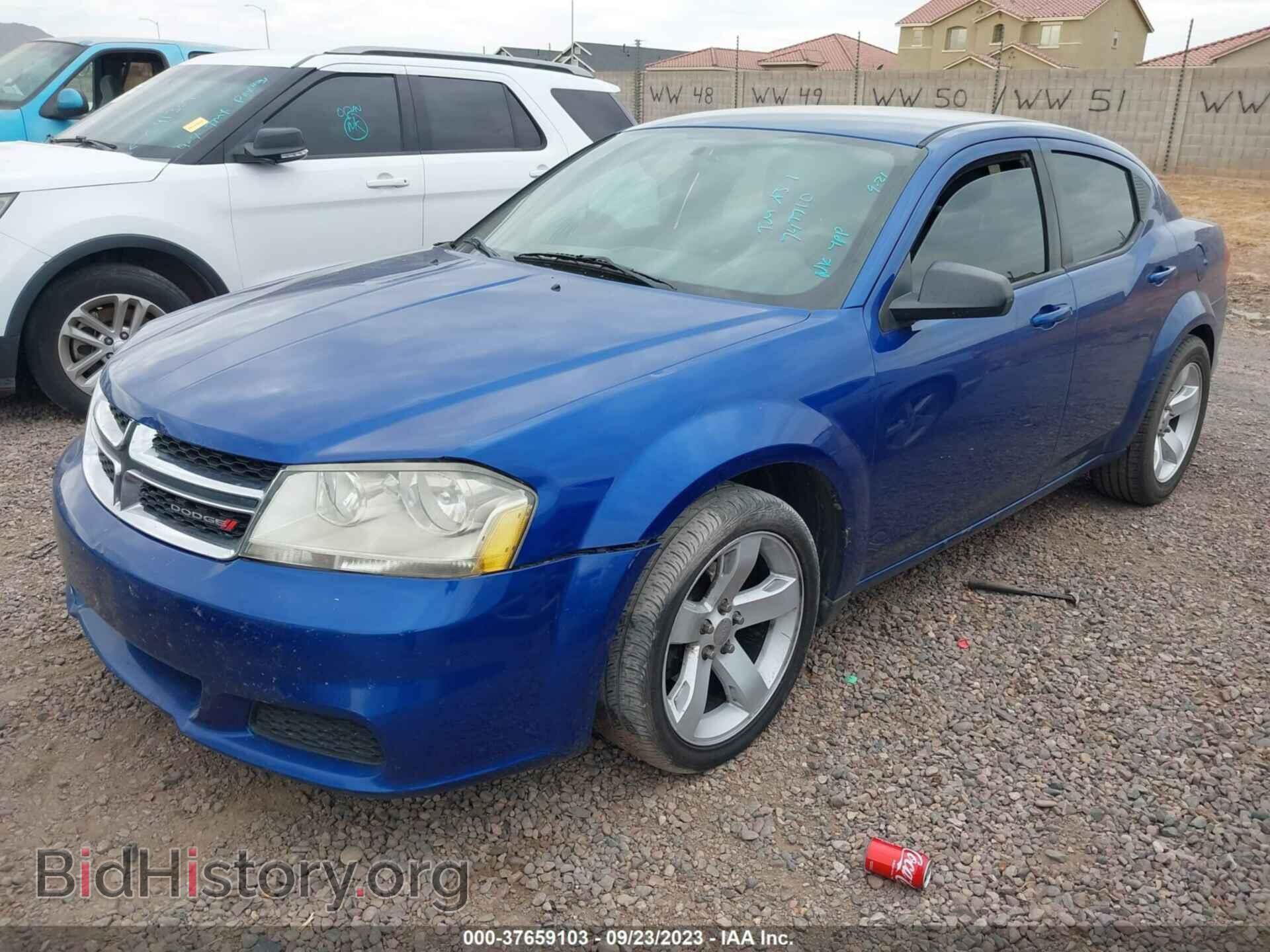 2013 DODGE AVENGER - VIN: 1C3CDZAG7DN747710 - Фото 2