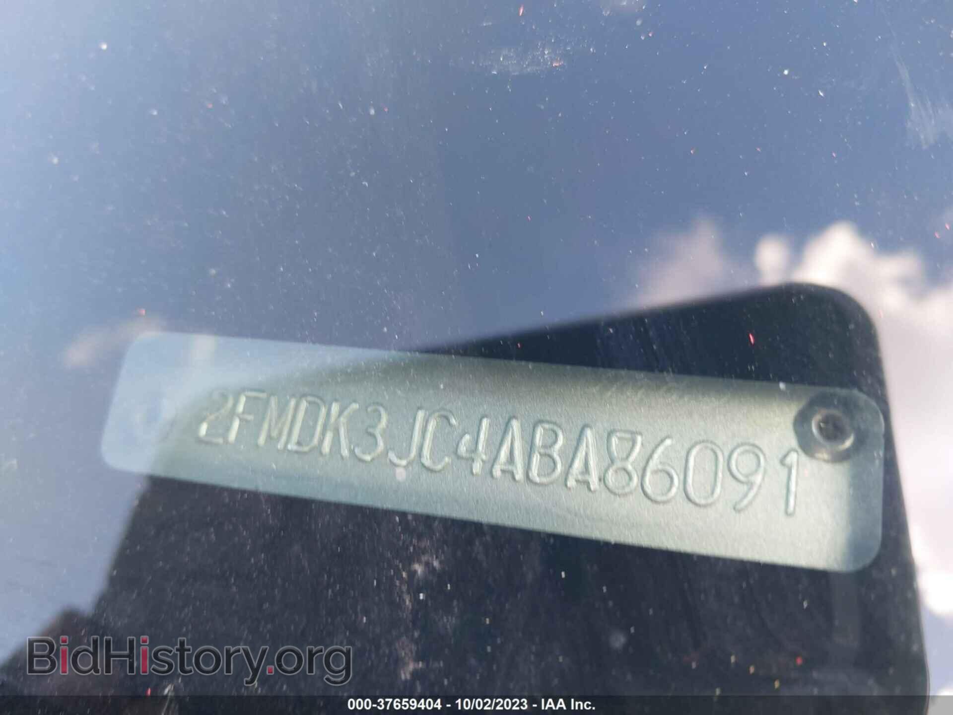 2010 FORD EDGE - VIN: 2FMDK3JC4ABA86091 - Фото 9