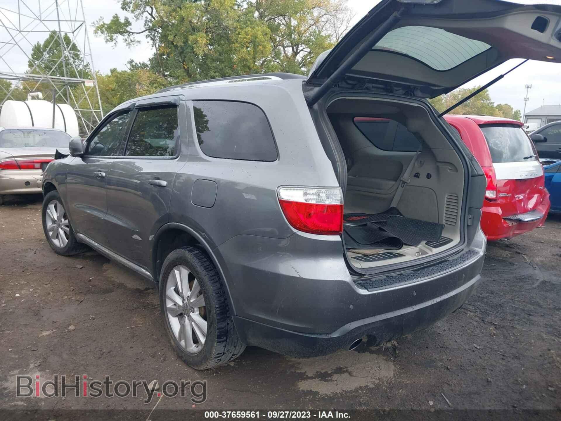 2012 DODGE DURANGO - VIN: 1C4SDJDT5CC205727 - Фото 3