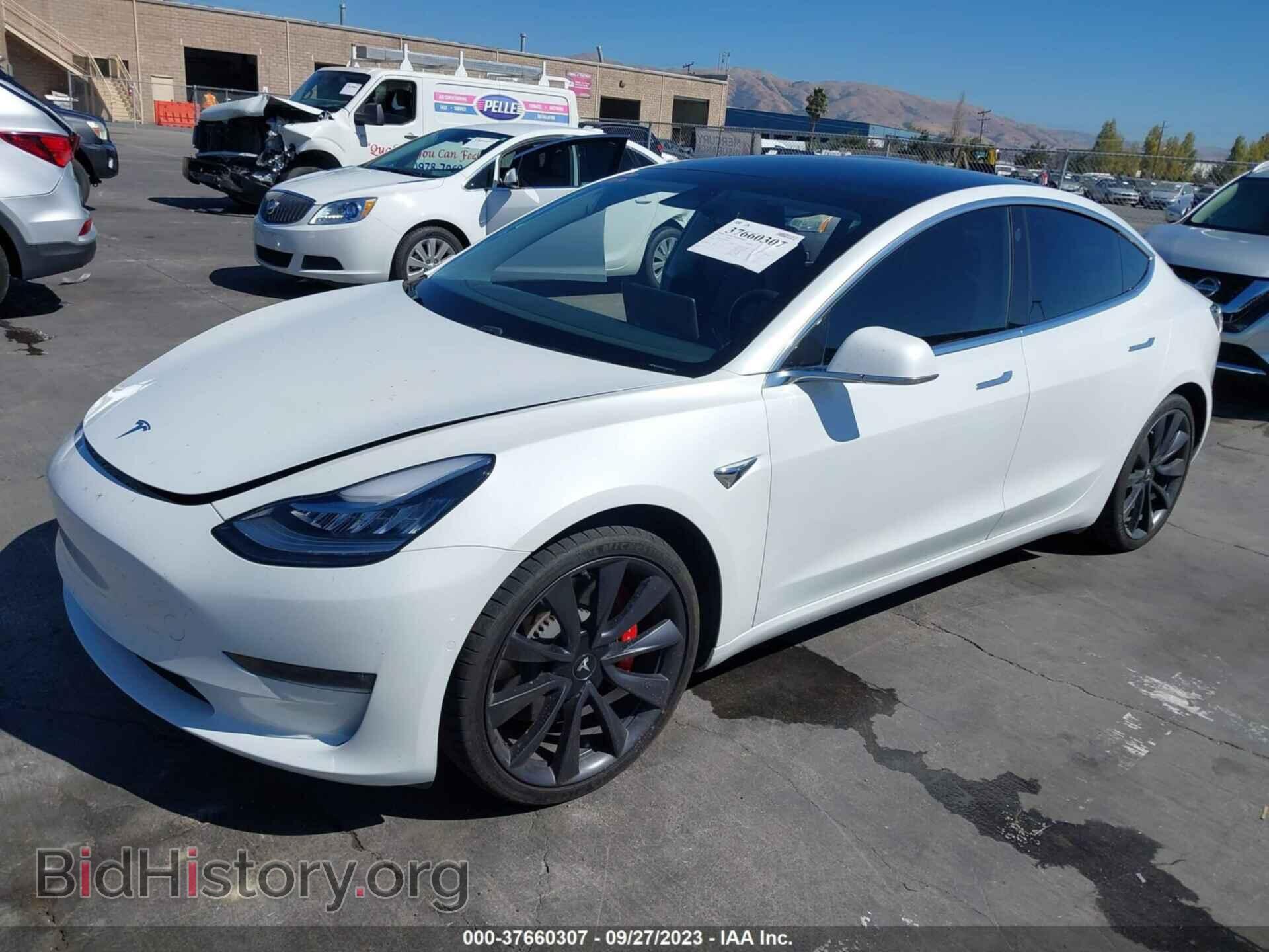 2020 TESLA MODEL 3 - VIN: 5YJ3E1EC4LF805416 - Фото 2