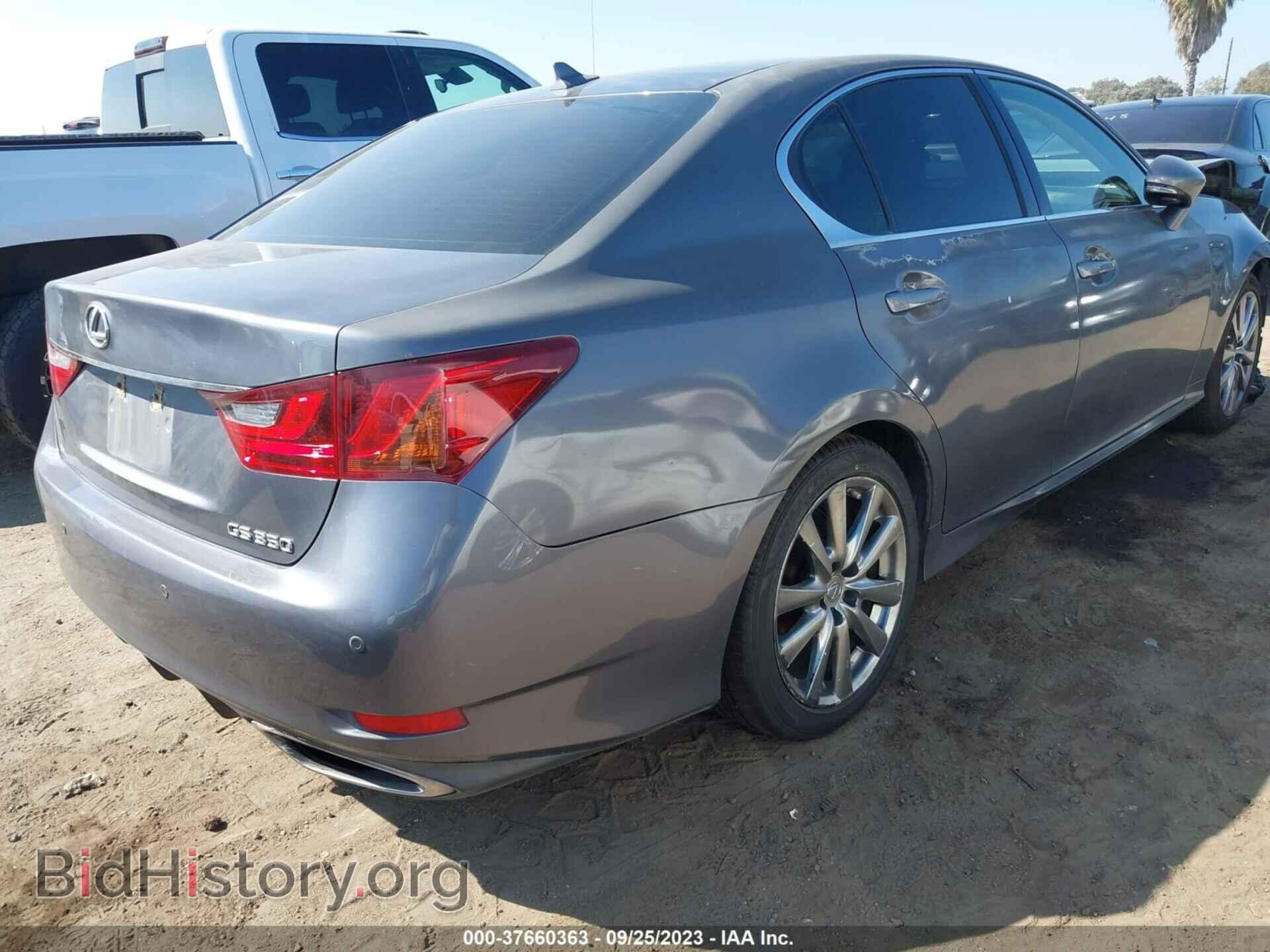 2013 LEXUS GS 350 - VIN: JTHBE1BL2D5003366 - Фото 4