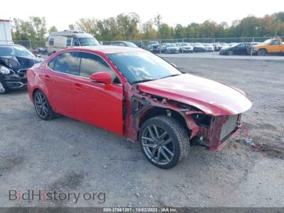 2017 Lexus IS IS 350, красный — VIN JTHCE1D22H5014267, IAAI