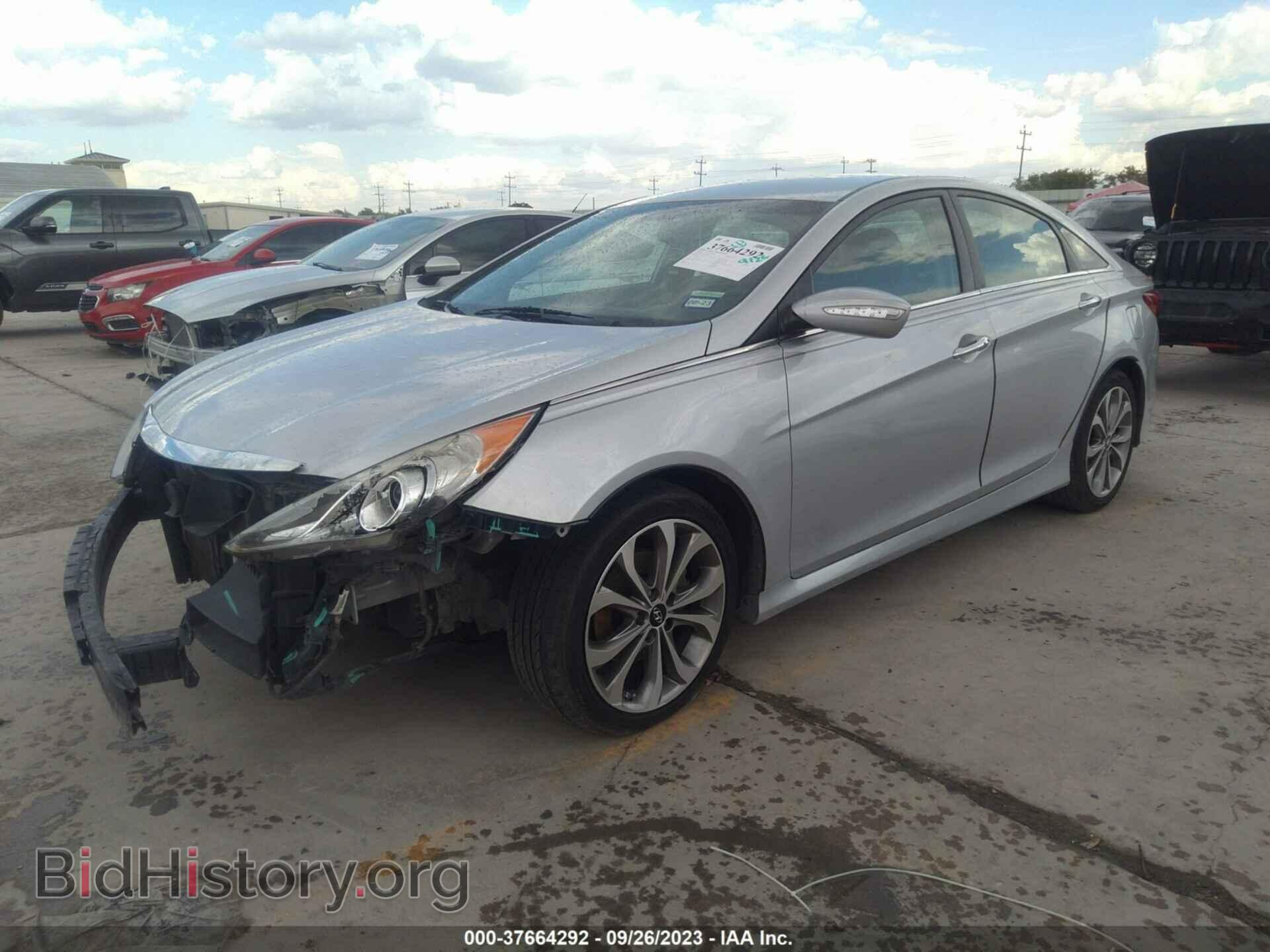 2014 HYUNDAI SONATA - VIN: 5NPEC4AB6EH836121 - Фото 2