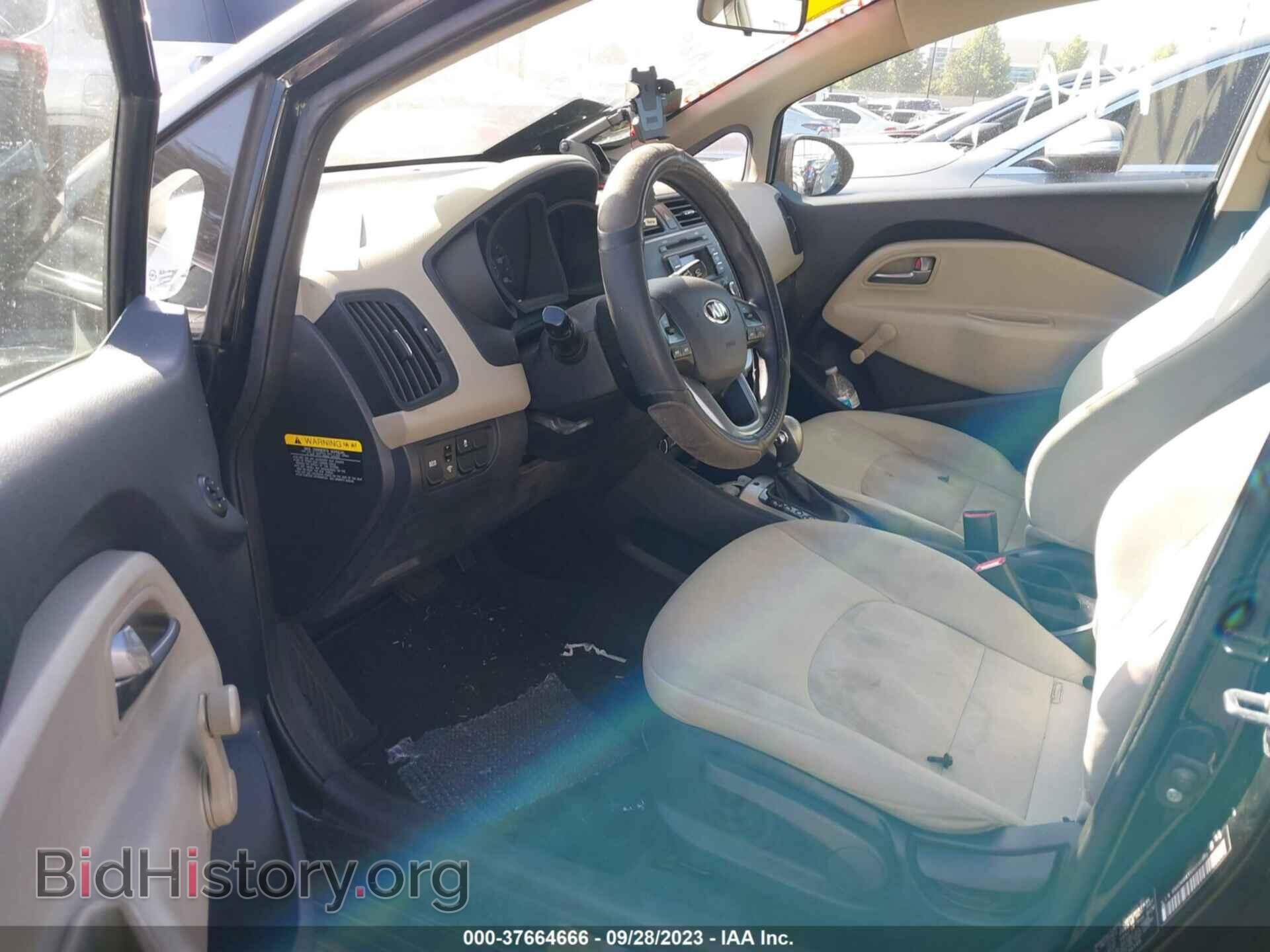 2013 KIA RIO - VIN: KNADM4A35D6230140 - Фото 5