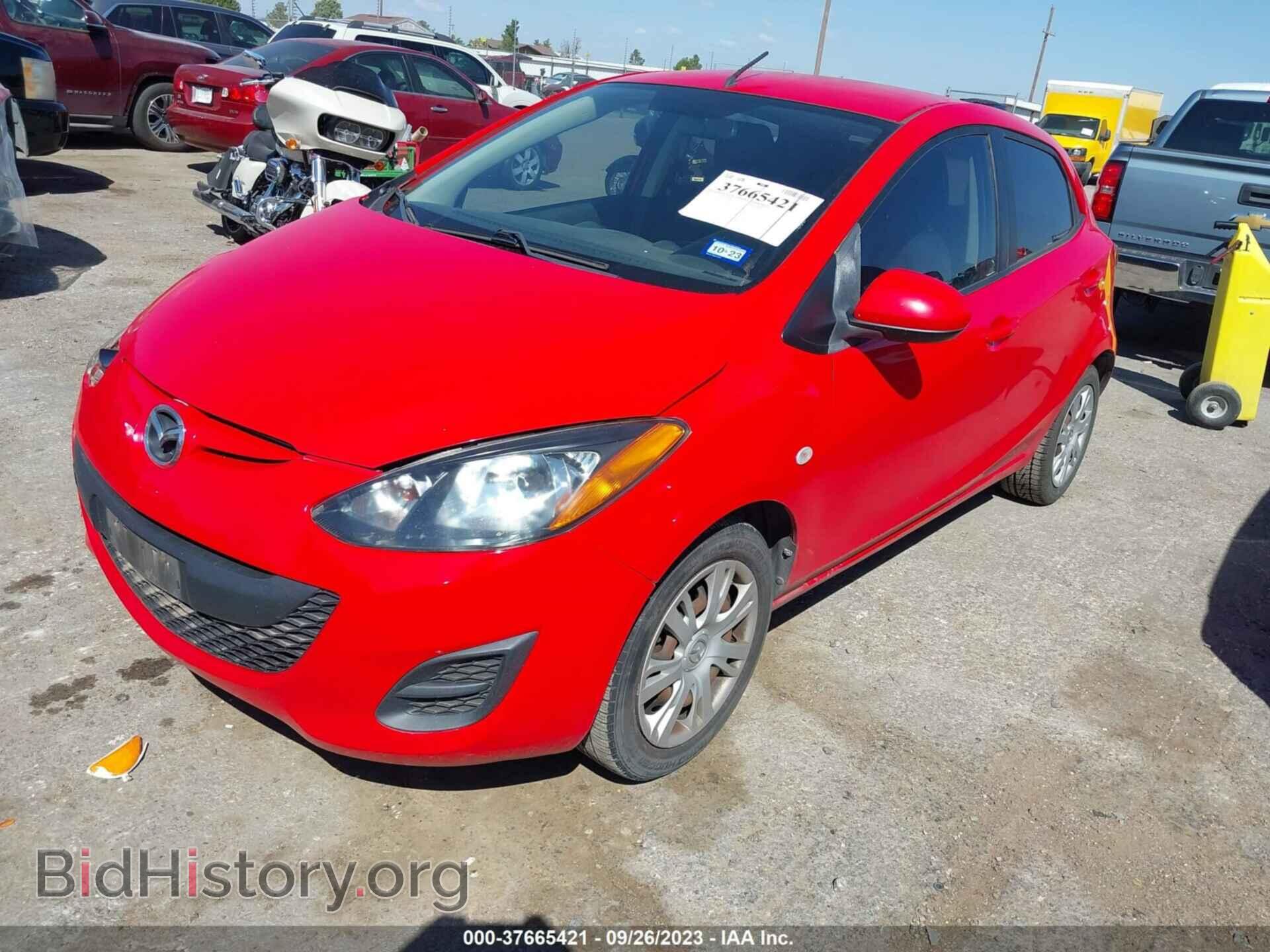 2012 MAZDA MAZDA2 - VIN: JM1DE1KY2C0139000 - Фото 2