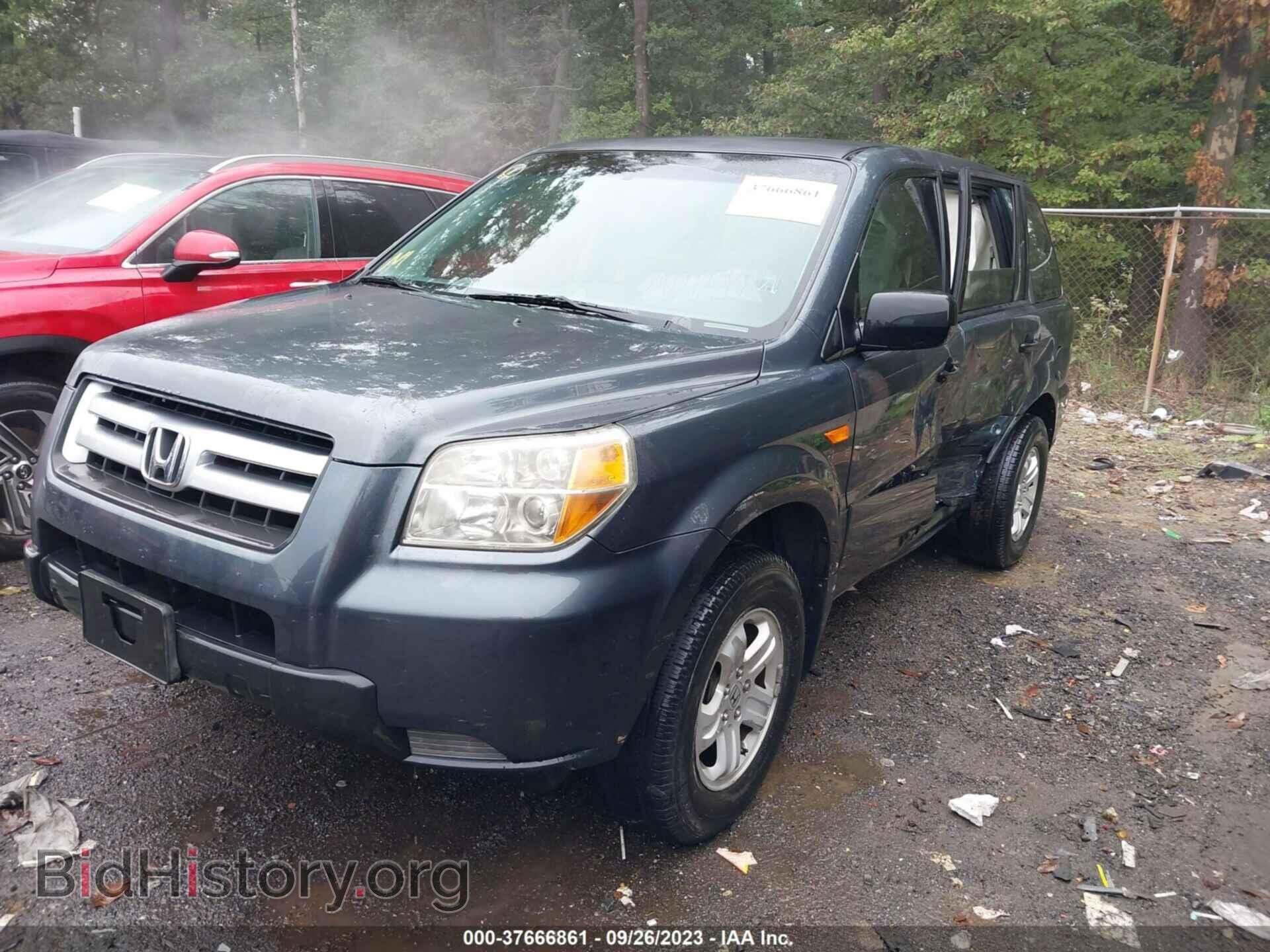 2006 HONDA PILOT - VIN: 2HKYF18176H562512 - Фото 2