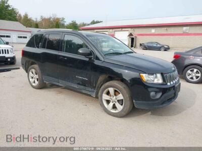 2012 Jeep COMPASS Latitude, черный — VIN 1C4NJDEB6CD658391, IAAI