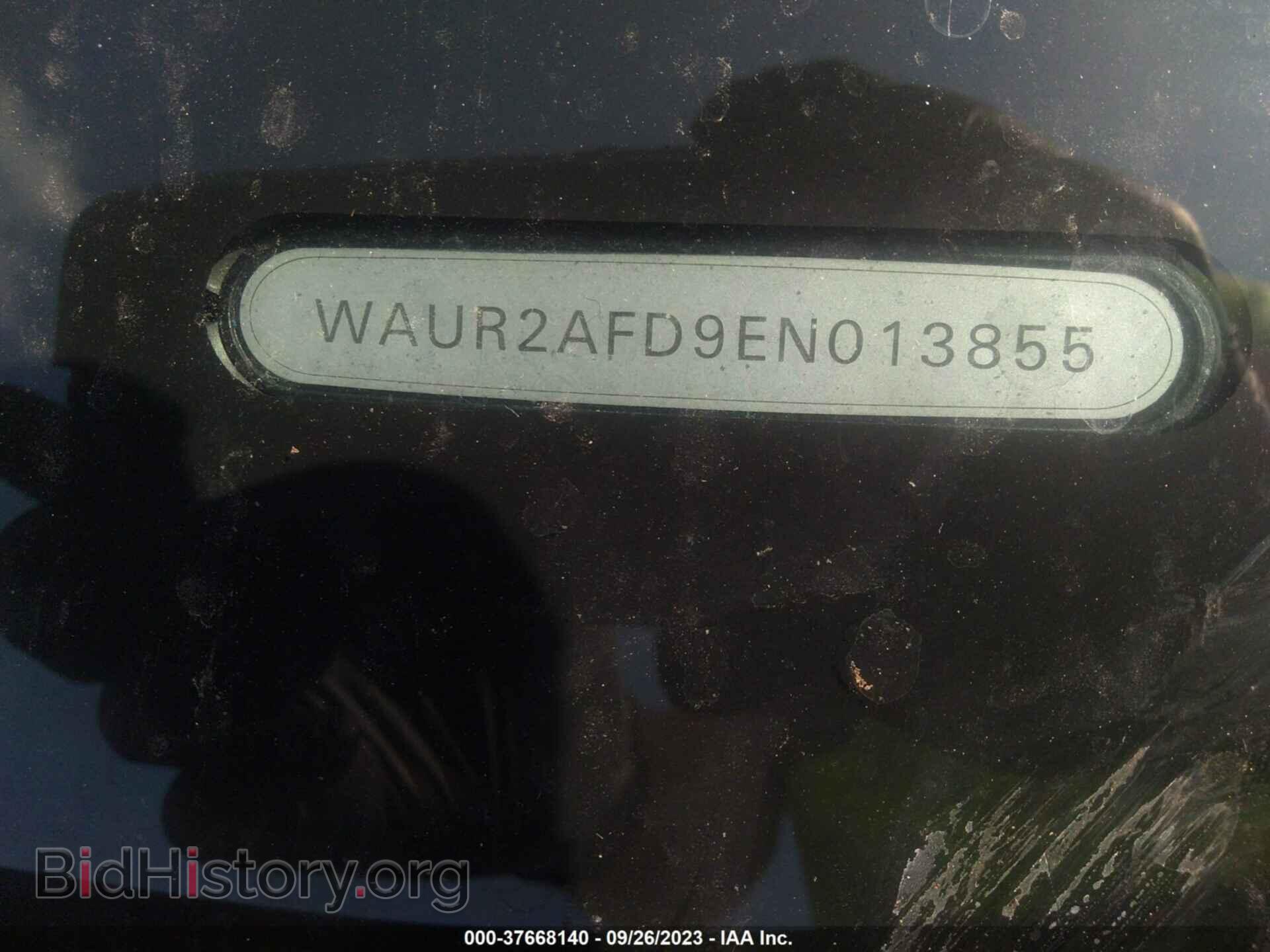 2014 AUDI A8 L - VIN: WAUR2AFD9EN013855 - Фото 9