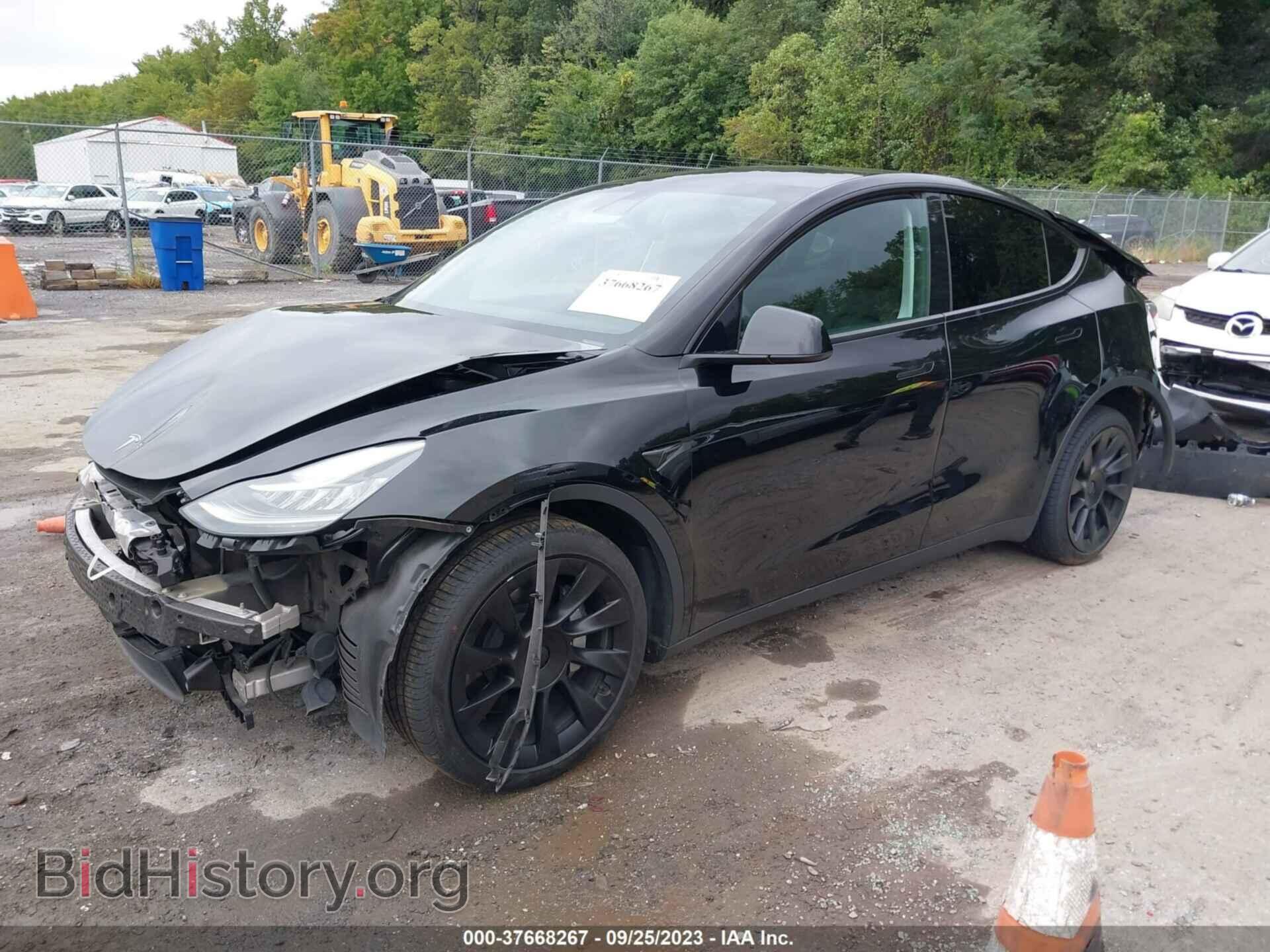 2021 TESLA MODEL Y - VIN: 5YJYGDEEXMF190813 - Фото 2