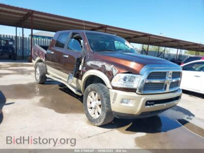 2014 RAM 2500 Longhorn, темно-бордовый — VIN 3C6UR5PL4EG147064, IAAI