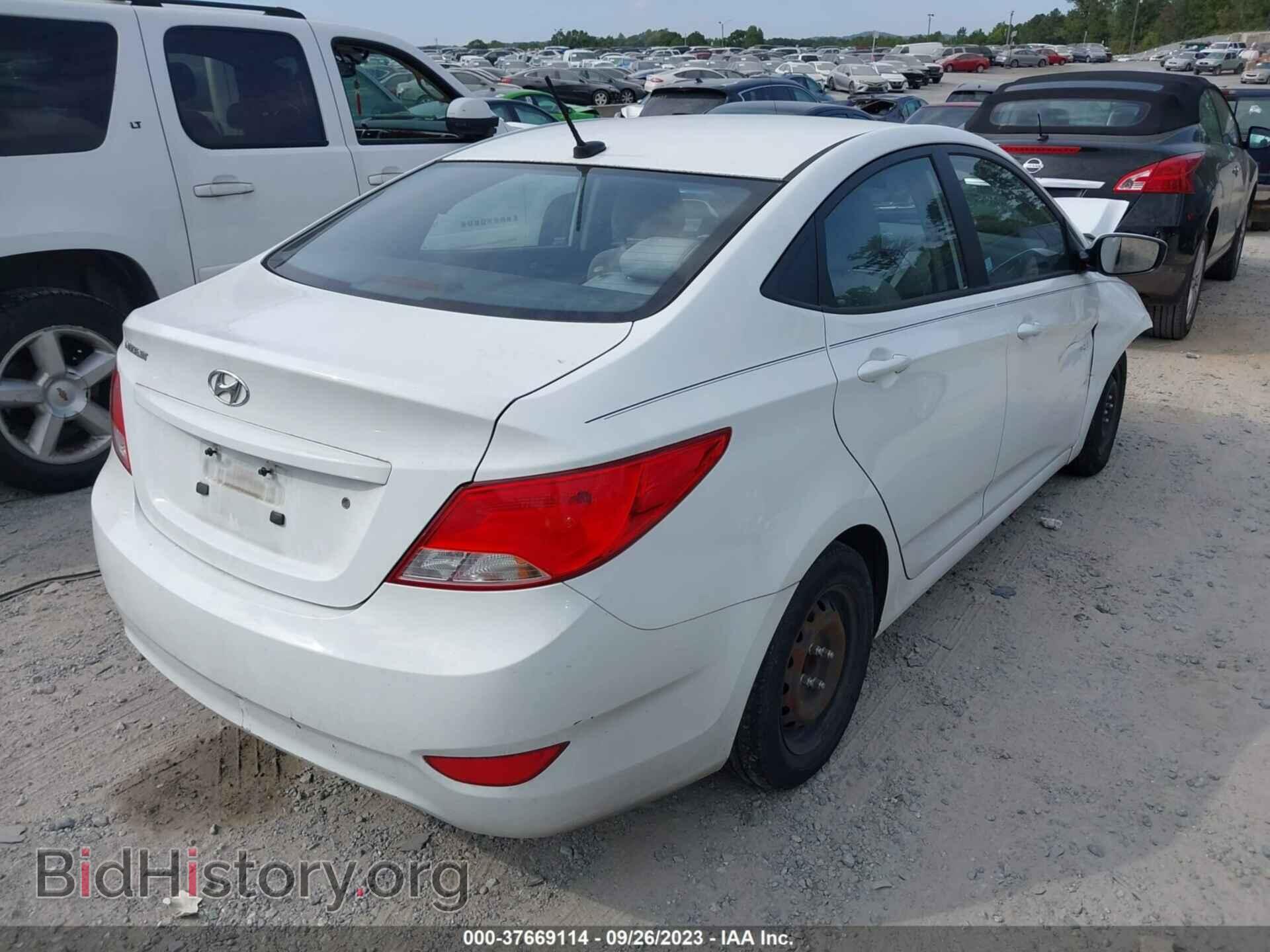 2016 HYUNDAI ACCENT - VIN: KMHCT4AE3GU971076 - Фото 4