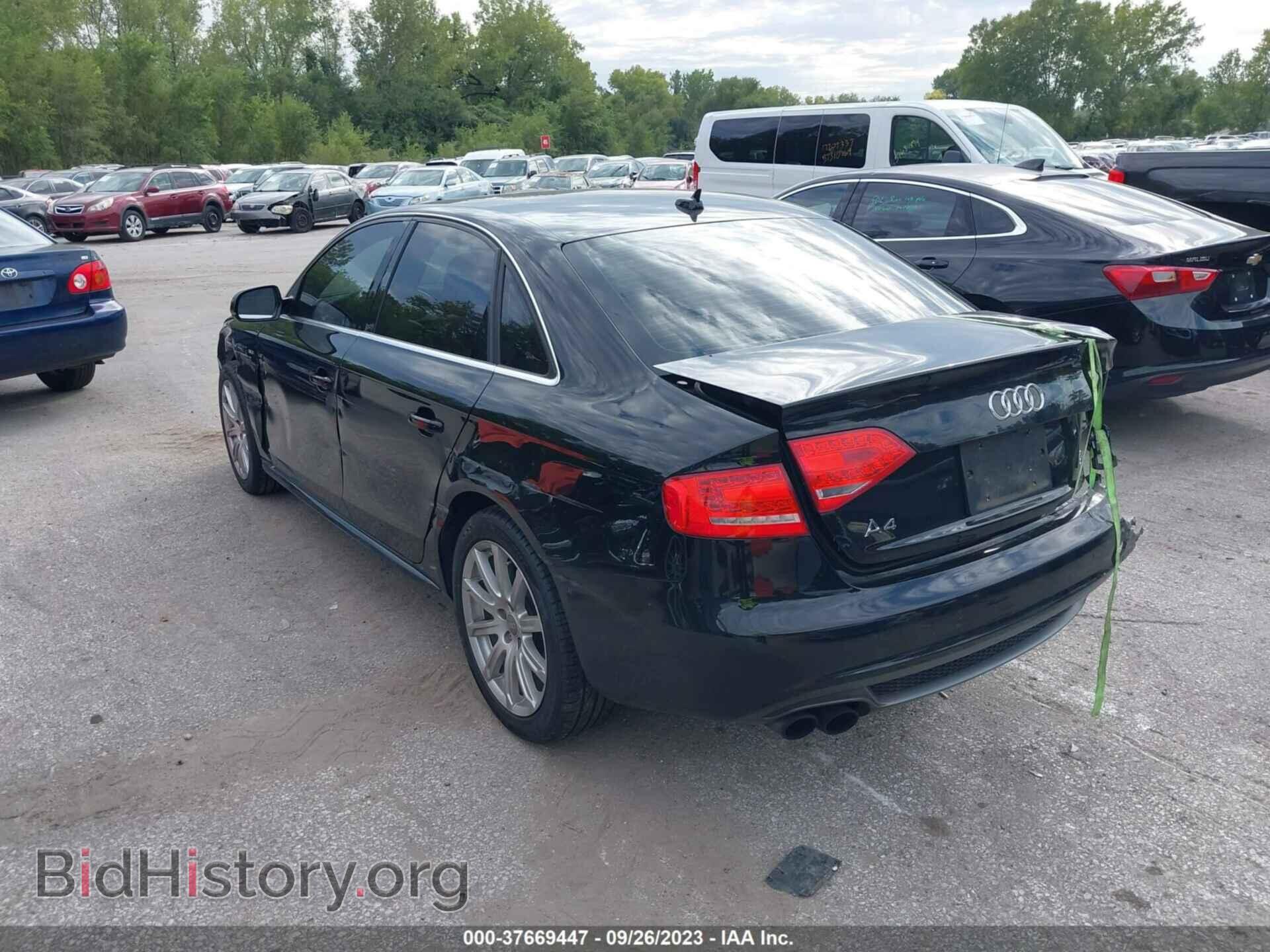 2012 AUDI A4 - VIN: WAUEFAFL4CA117376 - Фото 3