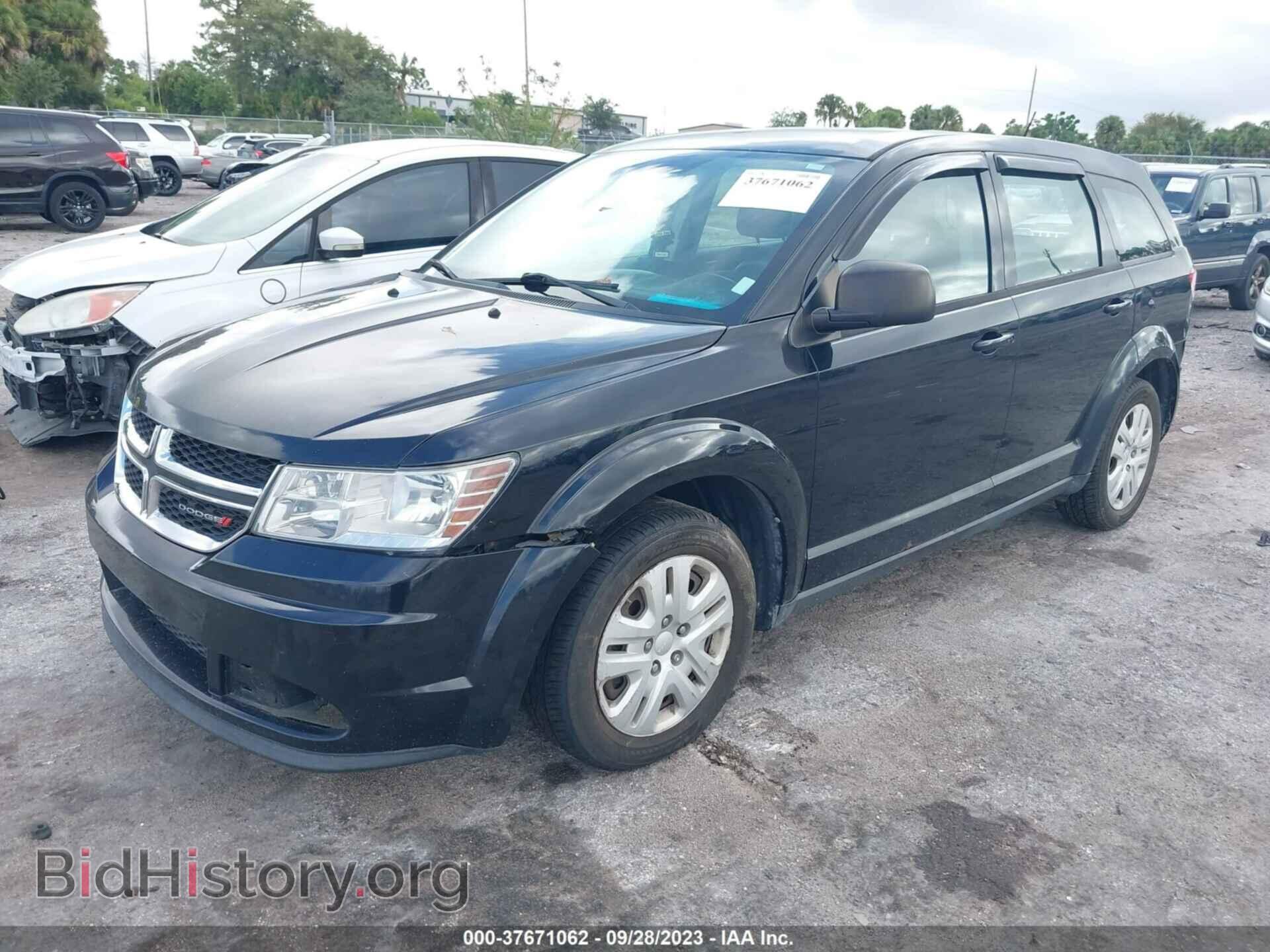2014 DODGE JOURNEY - VIN: 3C4PDCAB3ET137545 - Фото 2