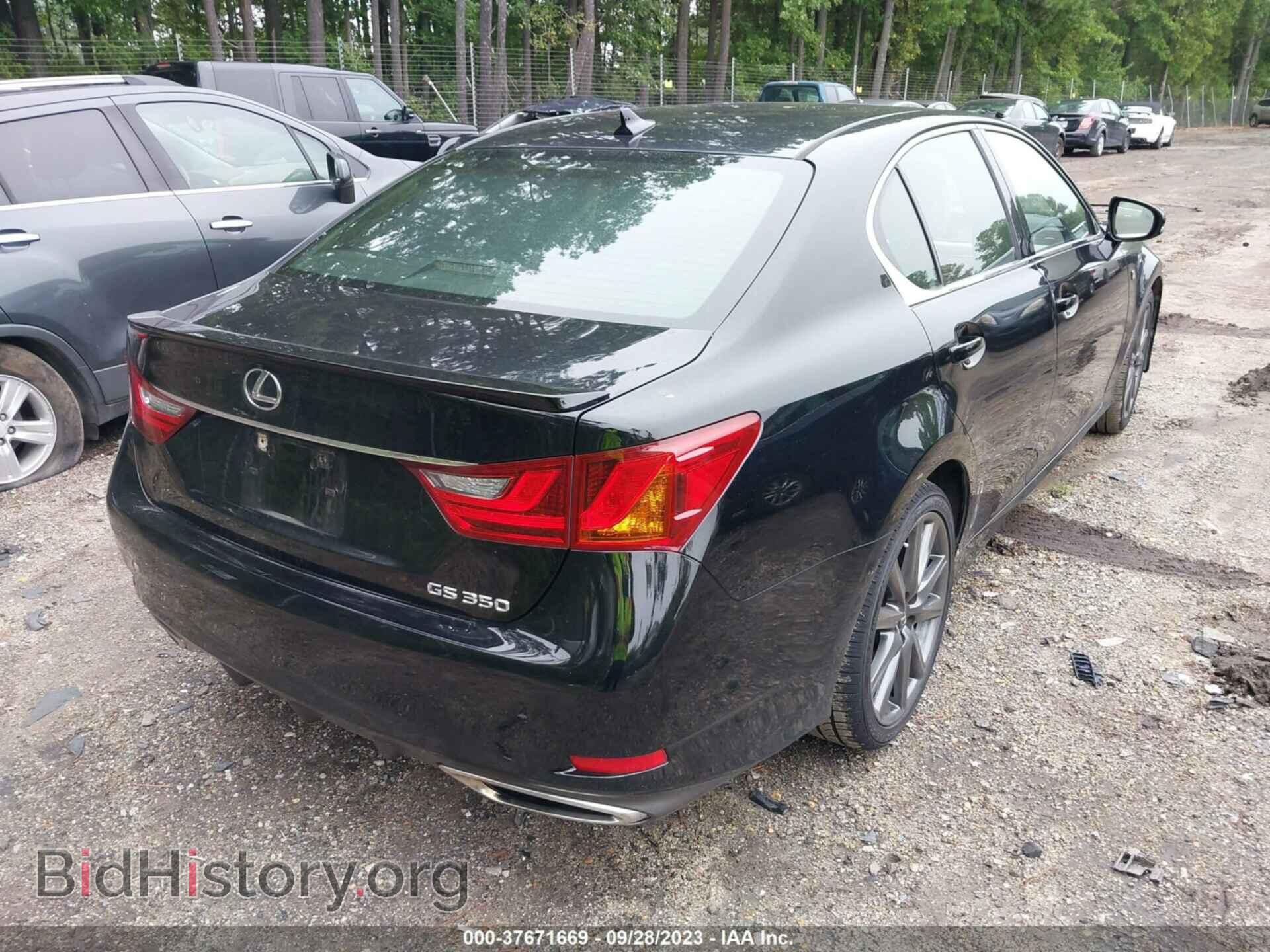 2014 LEXUS GS 350 - VIN: JTHBE1BL4E5037181 - Фото 4