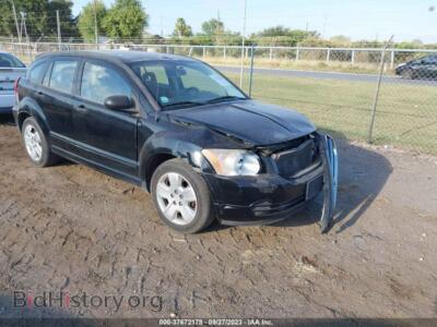 2007 Dodge CALIBER SXT, black — VIN 1B3HB48B57D286586, IAAI