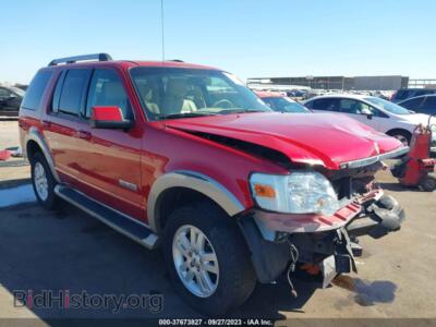 2007 Ford EXPLORER Eddie Bauer, maroon — VIN 1FMEU64E77UA83668, IAAI