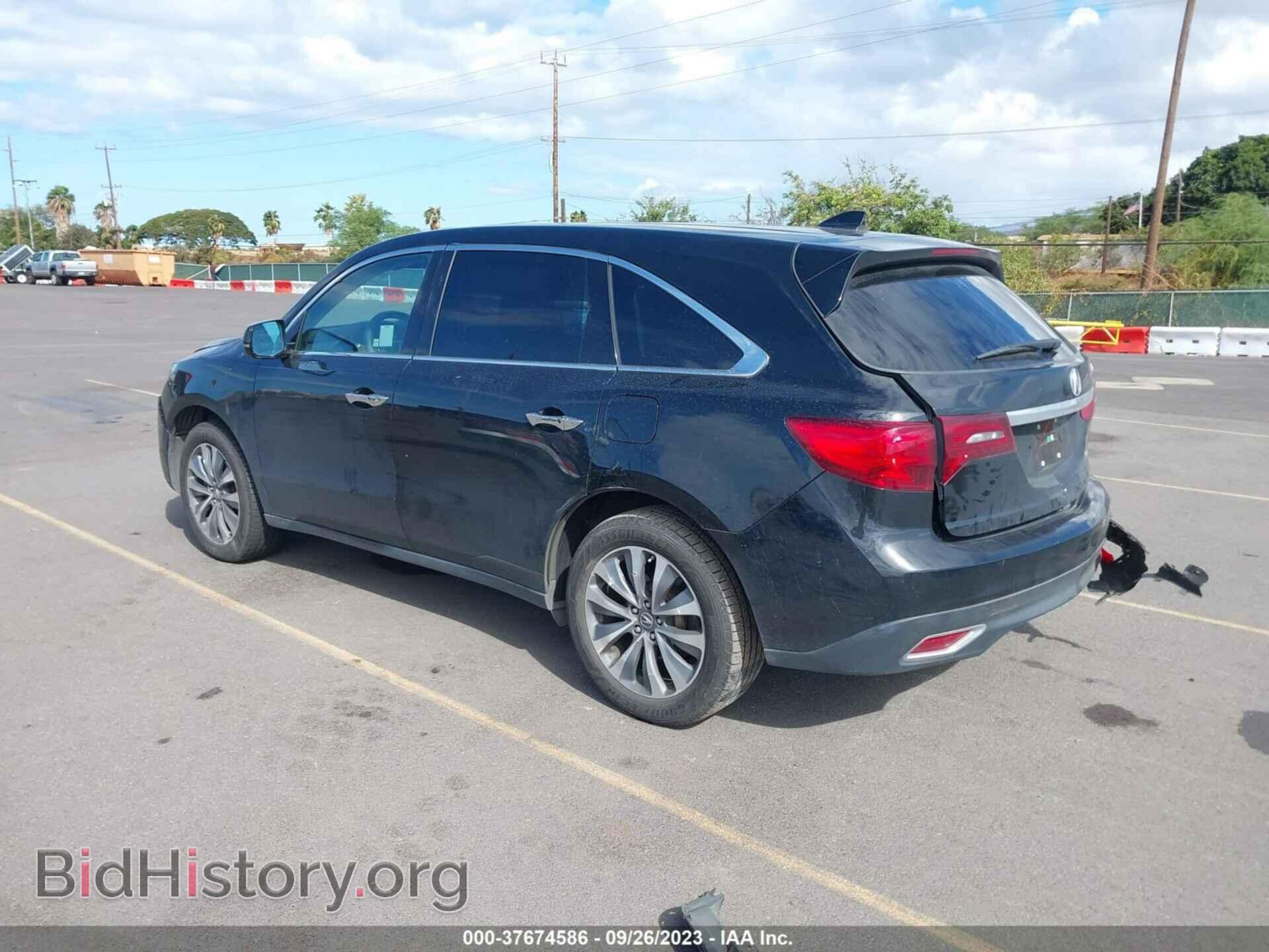 2016 ACURA MDX - VIN: 5FRYD4H62GB019294 - Фото 3