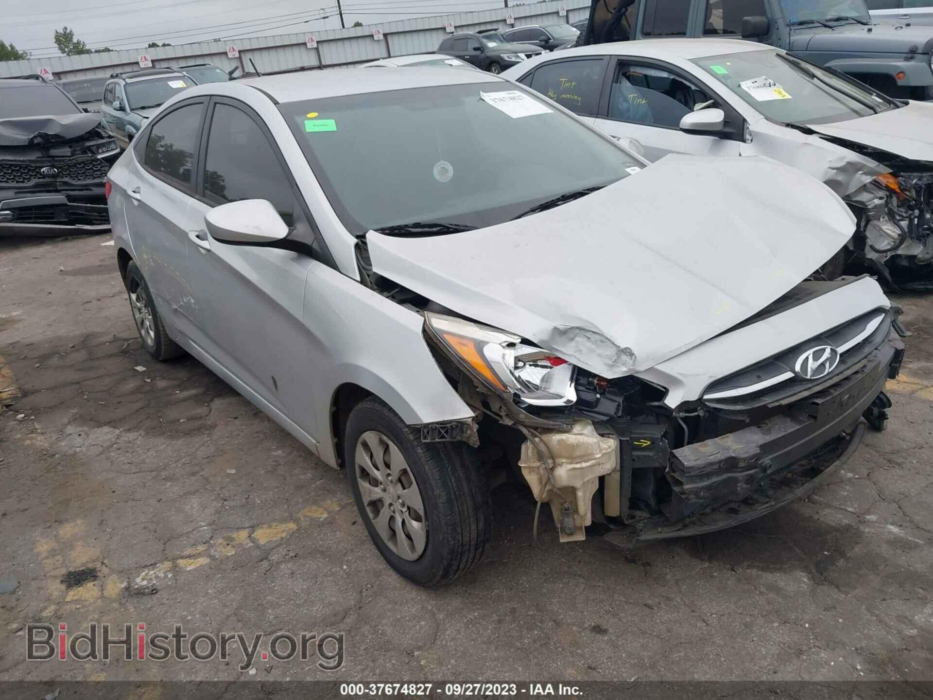 Photo KMHCT4AE8GU009937 - HYUNDAI ACCENT 2016