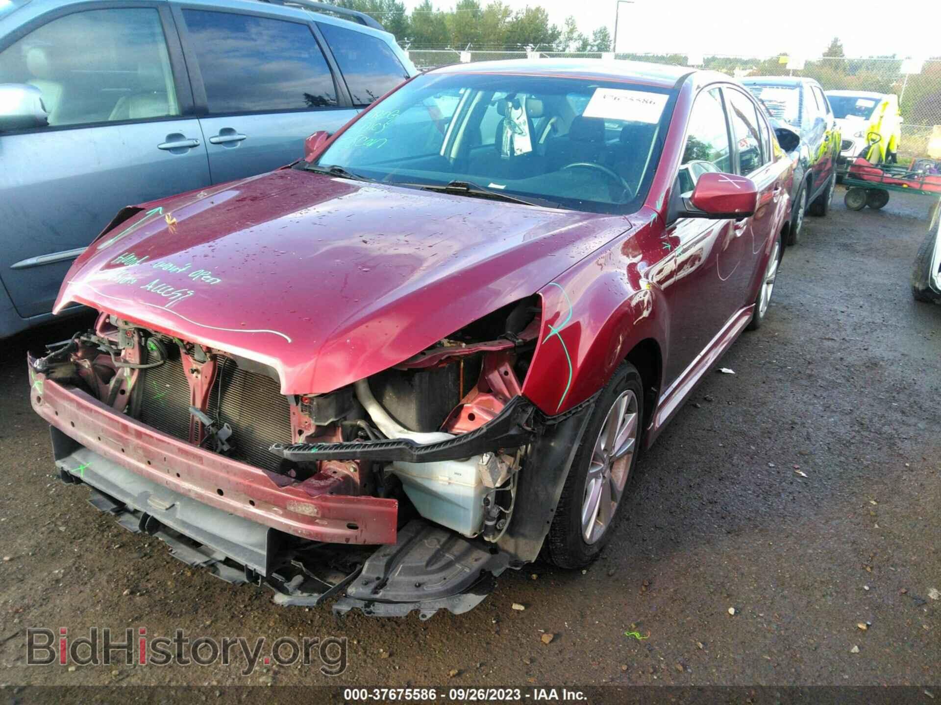 2014 SUBARU LEGACY - VIN: 4S3BMBD64E3015209 - Фото 2