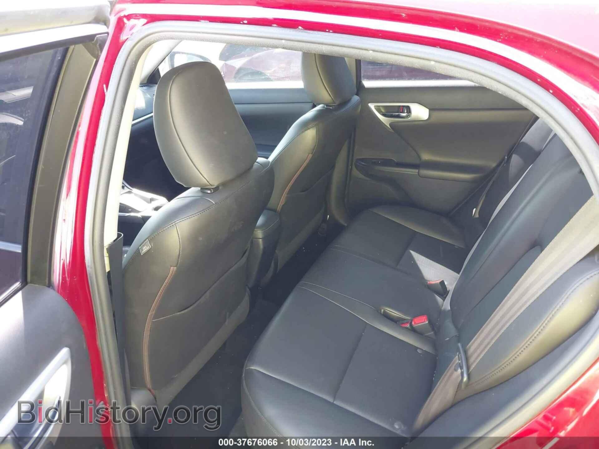 2011 LEXUS CT 200H - VIN: JTHKD5BH8B2022962 - Фото 8