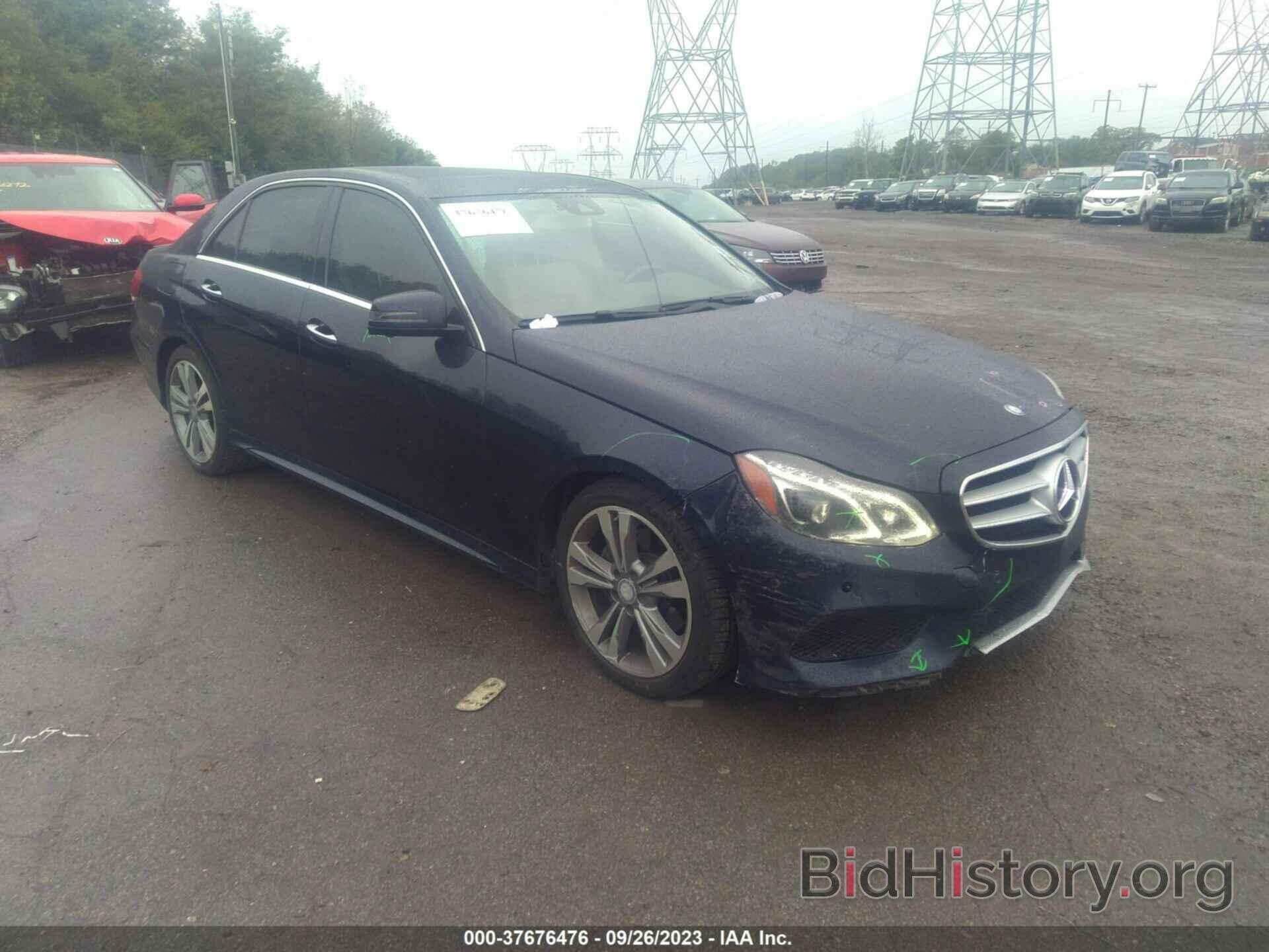 Photo WDDHF8JB4EB014436 - MERCEDES-BENZ E-CLASS 2014