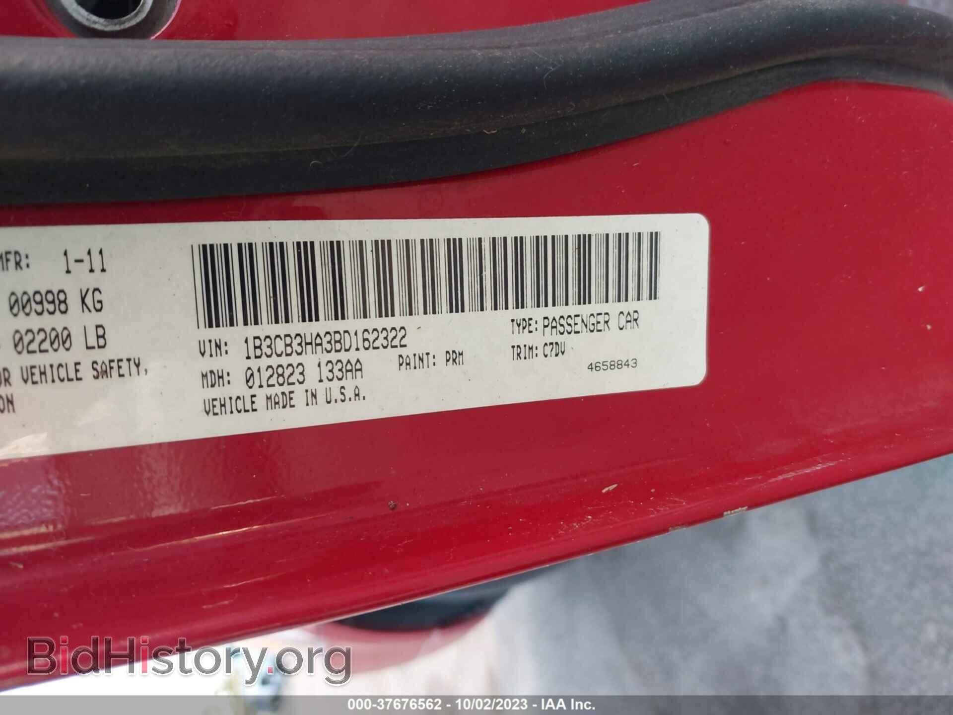 2011 DODGE CALIBER - VIN: 1B3CB3HA3BD162322 - Photo 9