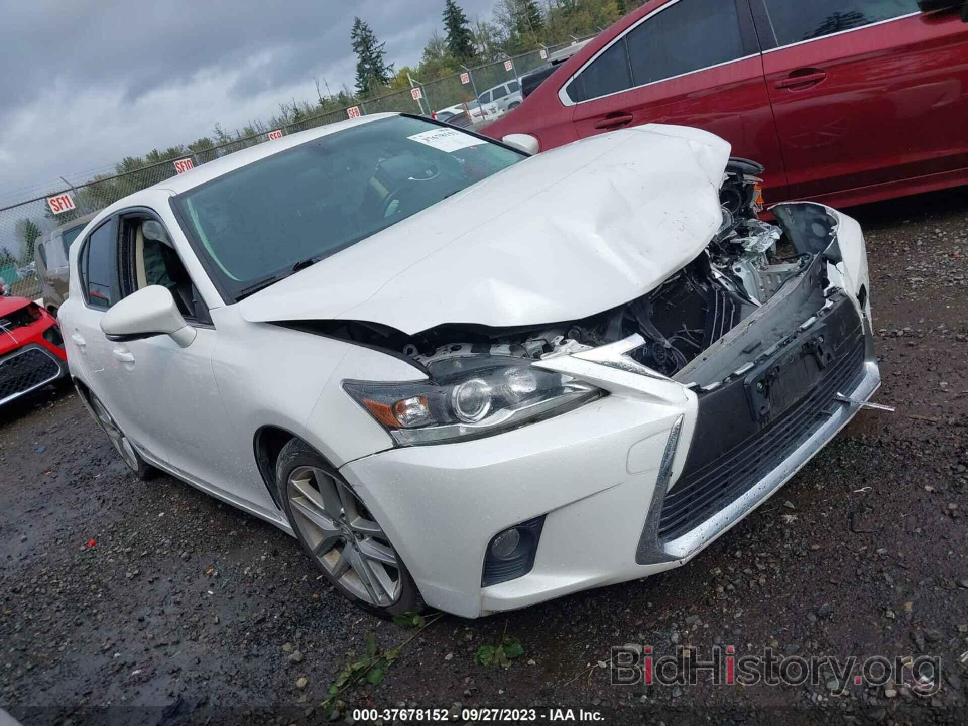 Photo JTHKD5BH3G2258765 - LEXUS CT 200H 2016