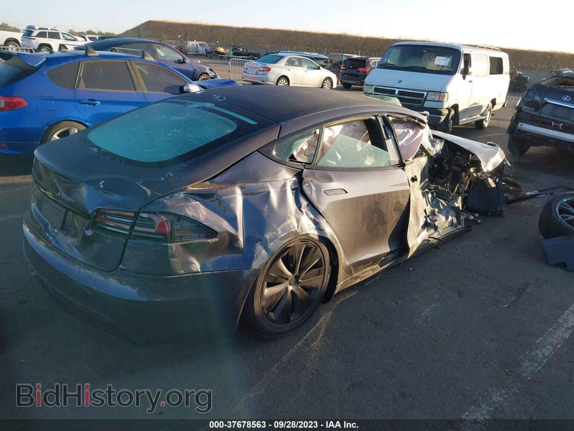 2022 TESLA MODEL S - VIN: 5YJSA1E53NF483203 - Photo 4