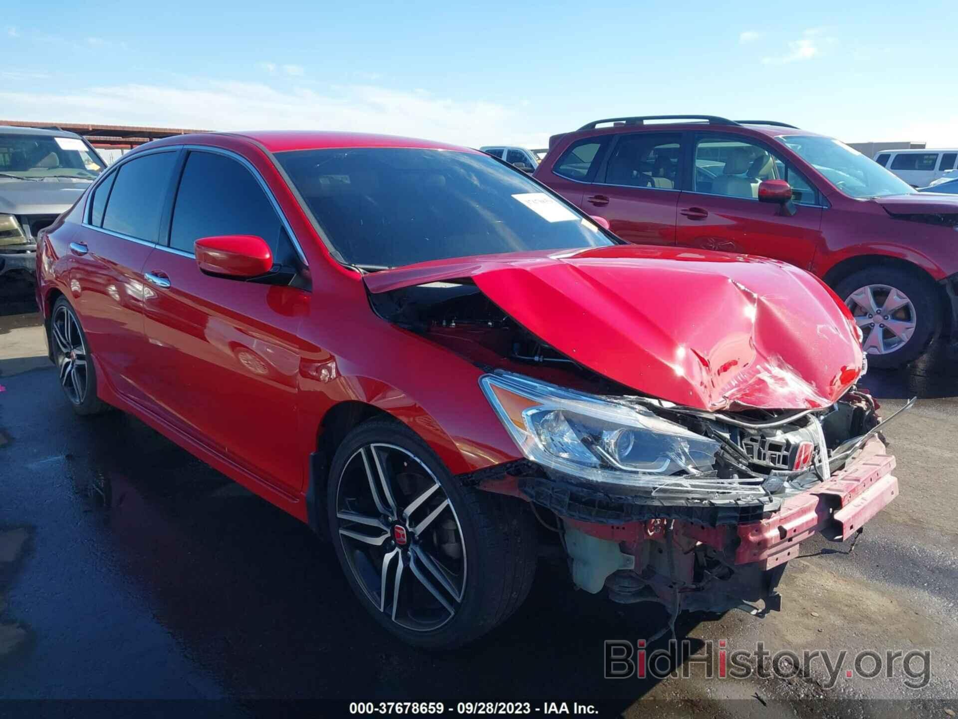 Photo 1HGCR2F52GA080957 - HONDA ACCORD SEDAN 2016