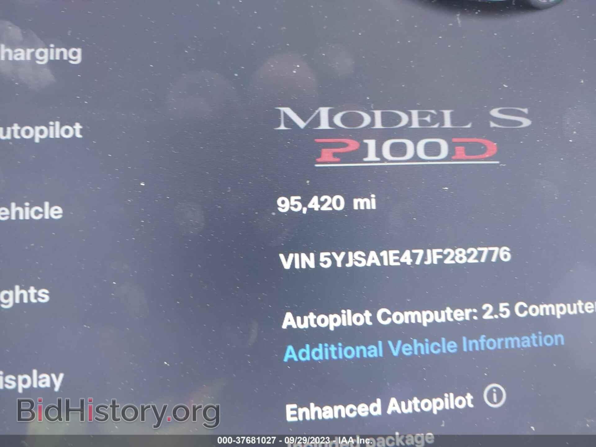 2018 TESLA MODEL S - VIN: 5YJSA1E47JF282776 - Photo 14