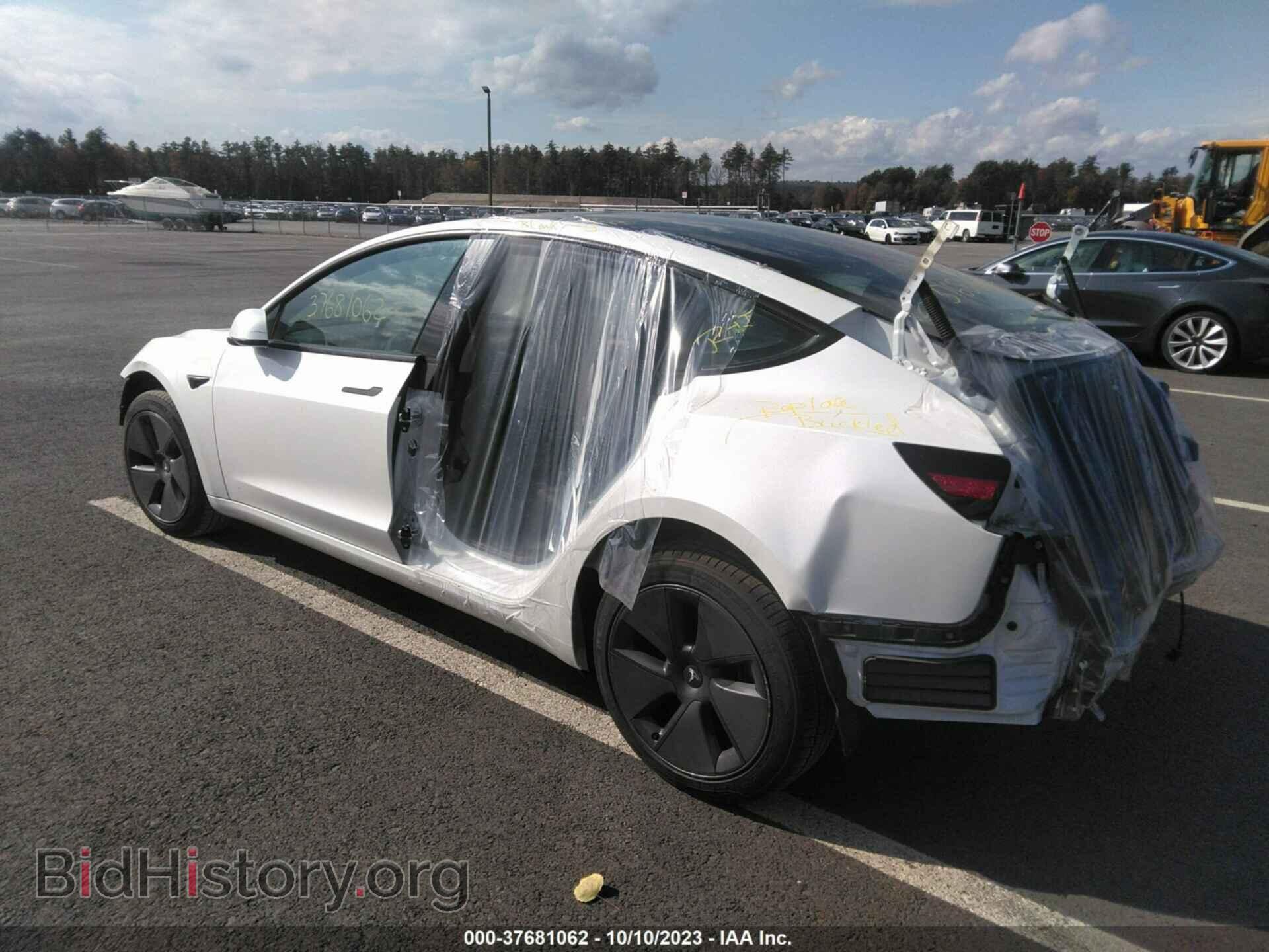 2022 TESLA MODEL 3 - VIN: 5YJ3E1EB8NF117946 - Photo 3