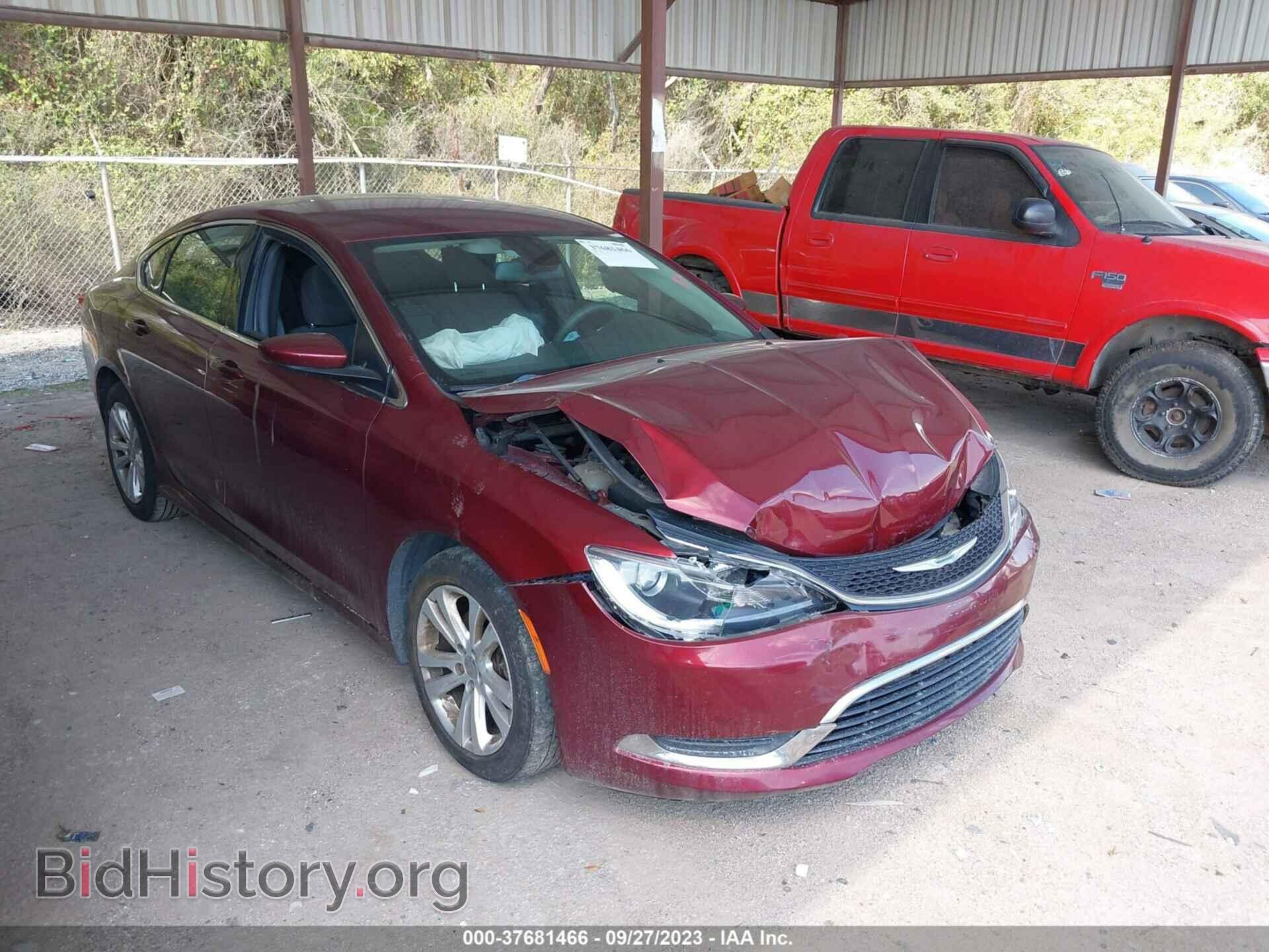 Фотография 1C3CCCAB1GN158886 - CHRYSLER 200 2016