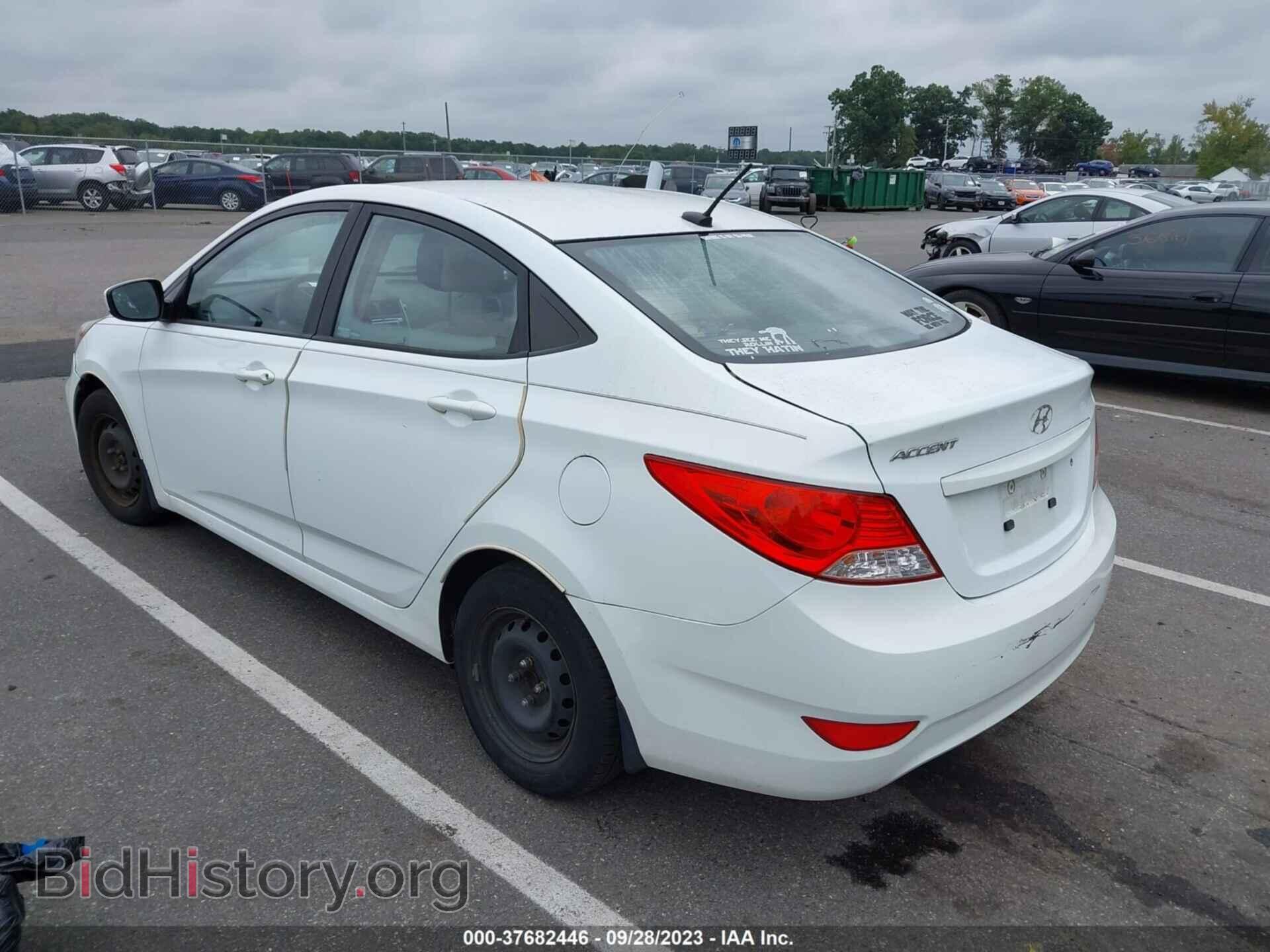 2013 HYUNDAI ACCENT - VIN: KMHCT4AEXDU399841 - Фото 3