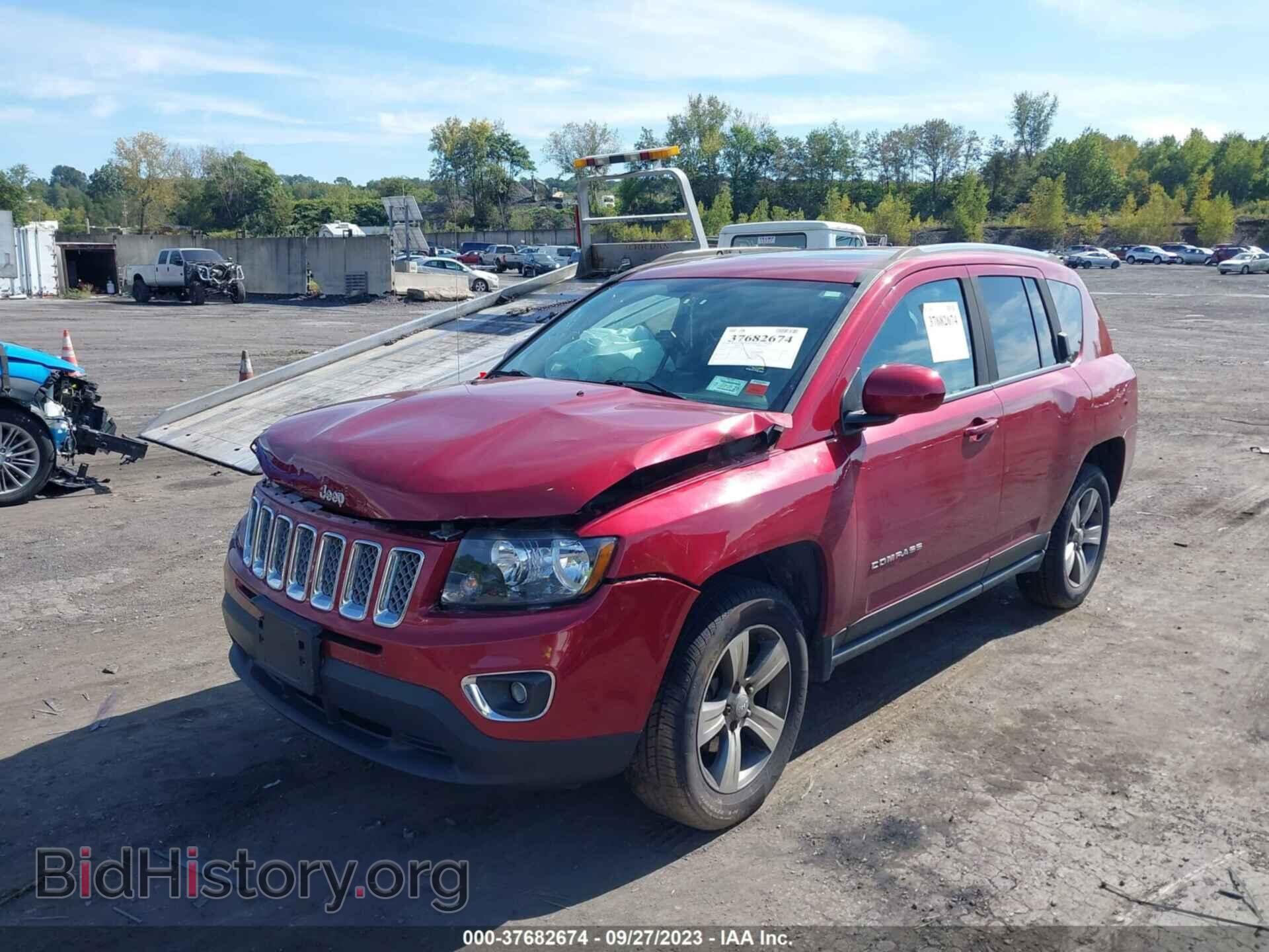 2016 JEEP COMPASS - VIN: 1C4NJDEB8GD745196 - Фото 2