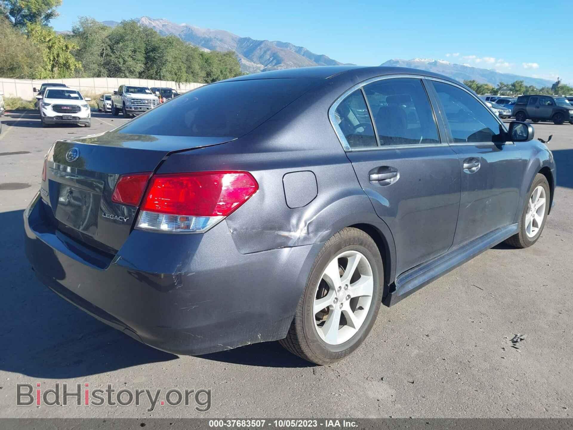 2013 SUBARU LEGACY - VIN: 4S3BMCA61D3019730 - Фото 4