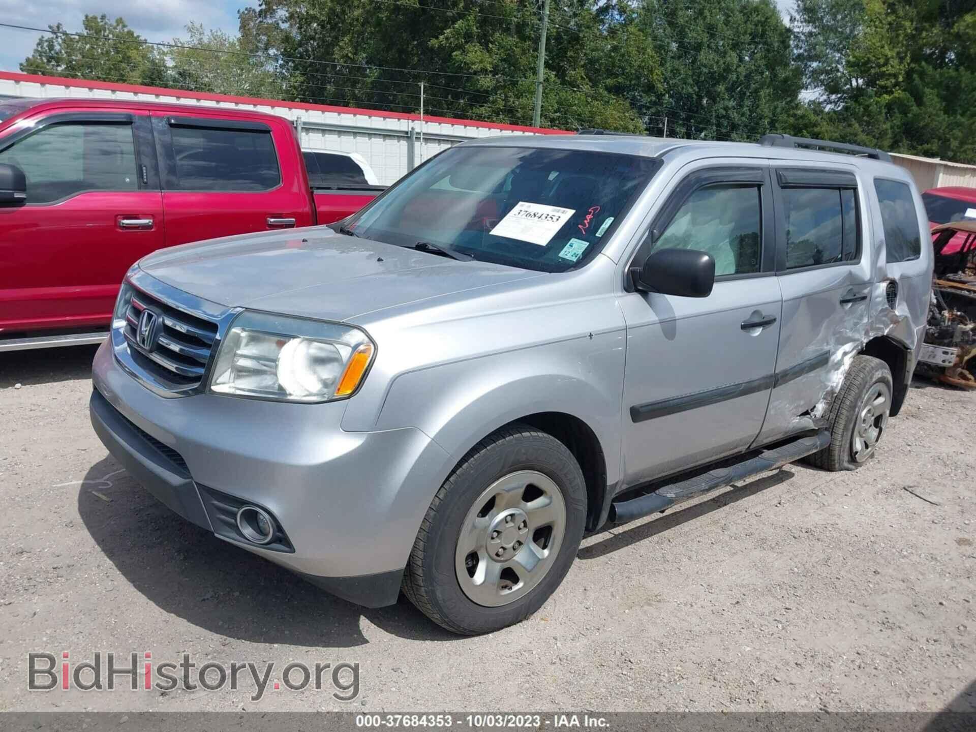 2012 HONDA PILOT - VIN: 5FNYF3H29CB043878 - Фото 2