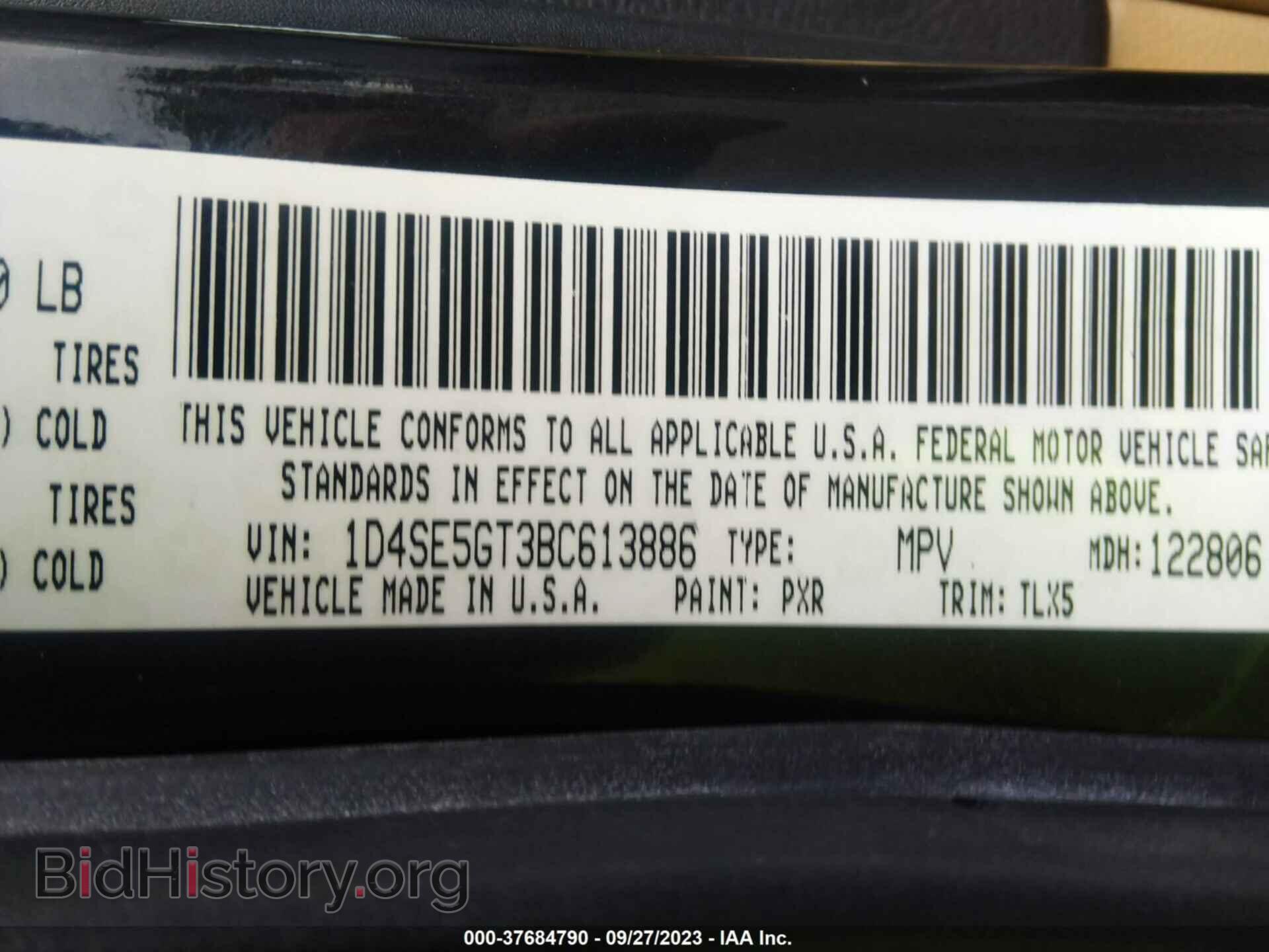 2011 DODGE DURANGO - VIN: 1D4SE5GT3BC613886 - Photo 9
