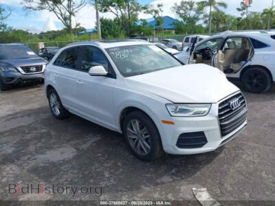 2017 Audi Q3 Premium, white — VIN WA1BCCFS3HR010484, IAAI