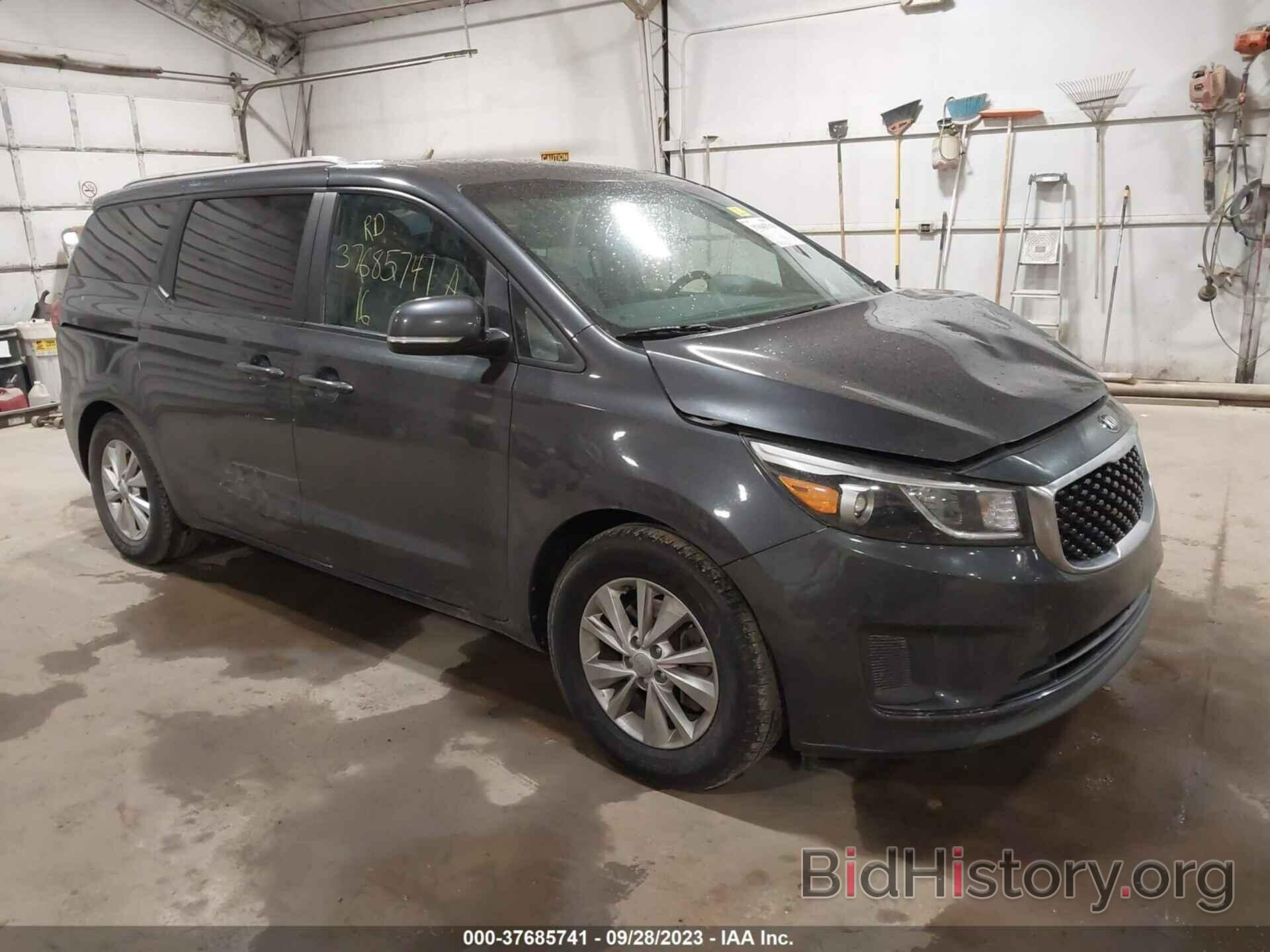 Фотография KNDMB5C15G6178992 - KIA SEDONA 2016