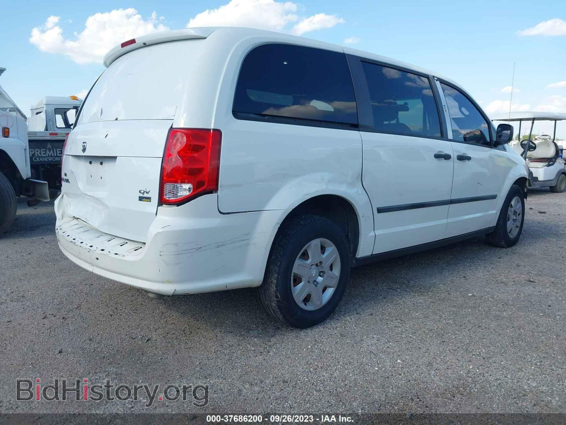 2012 RAM CARGO VAN - VIN: 2C4RDGAG4CR192565 - Photo 4