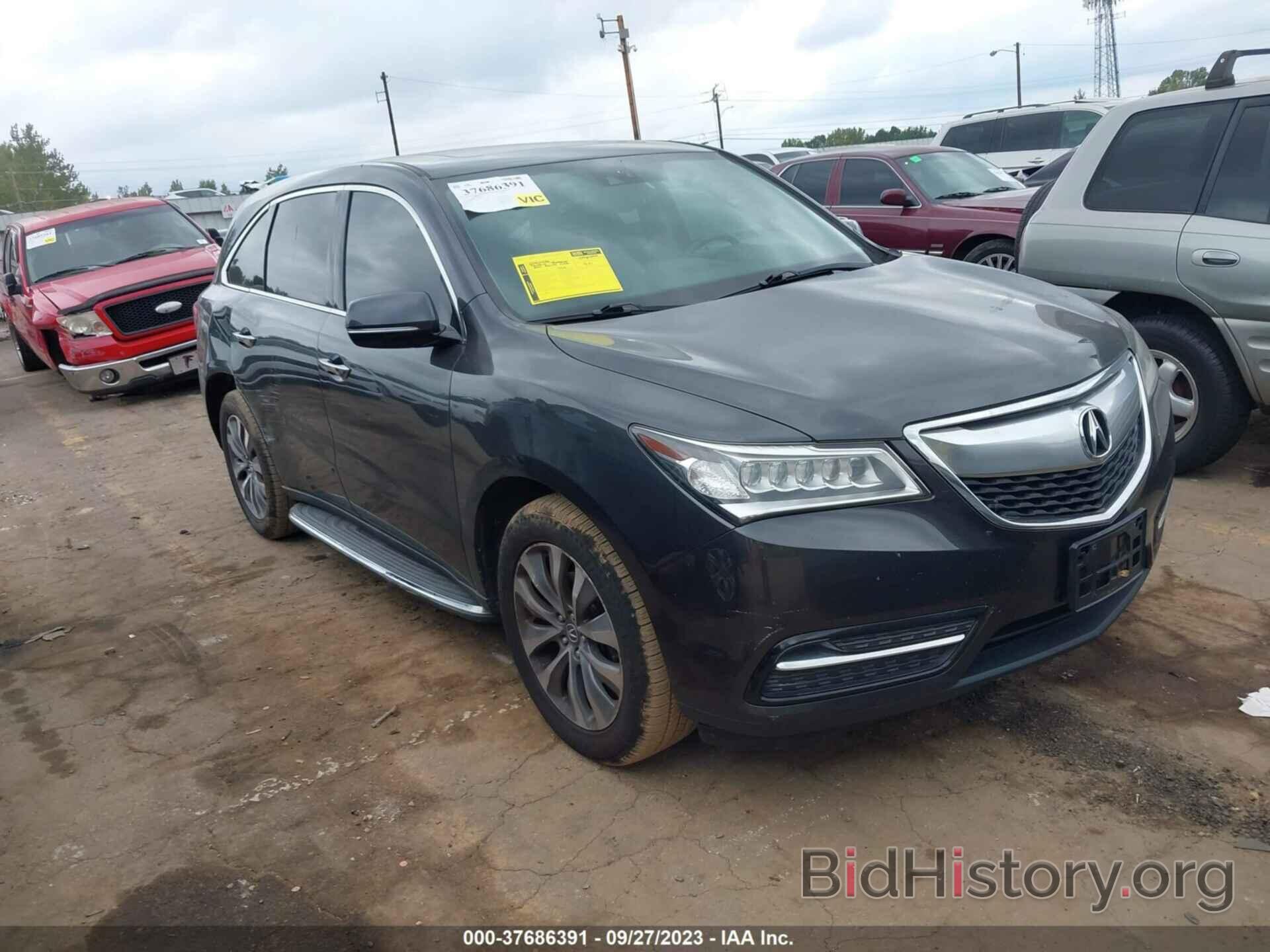 Фотография 5FRYD4H41EB034784 - ACURA MDX 2014