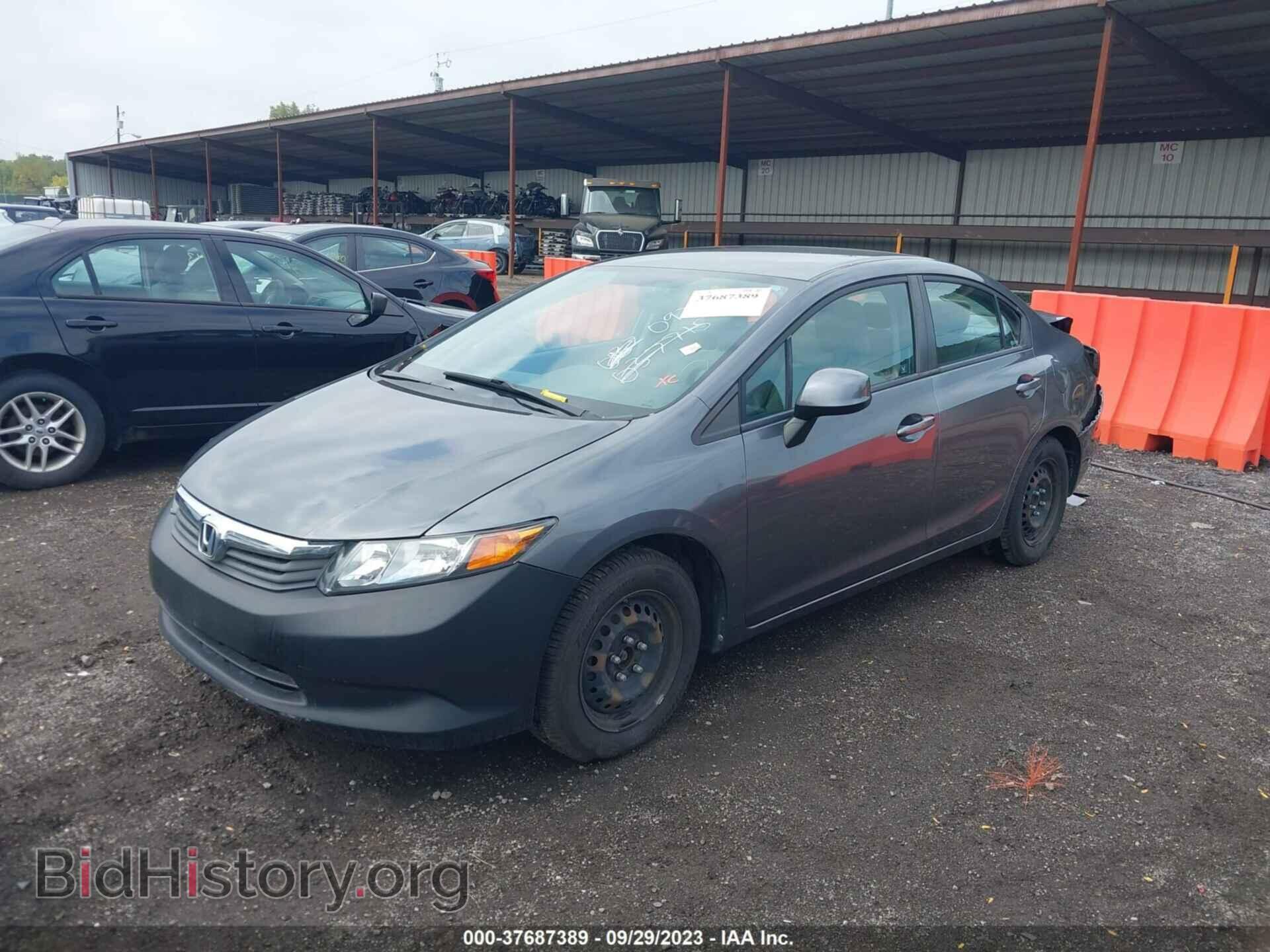2012 HONDA CIVIC SDN - VIN: 19XFB2F50CE093715 - Фото 2