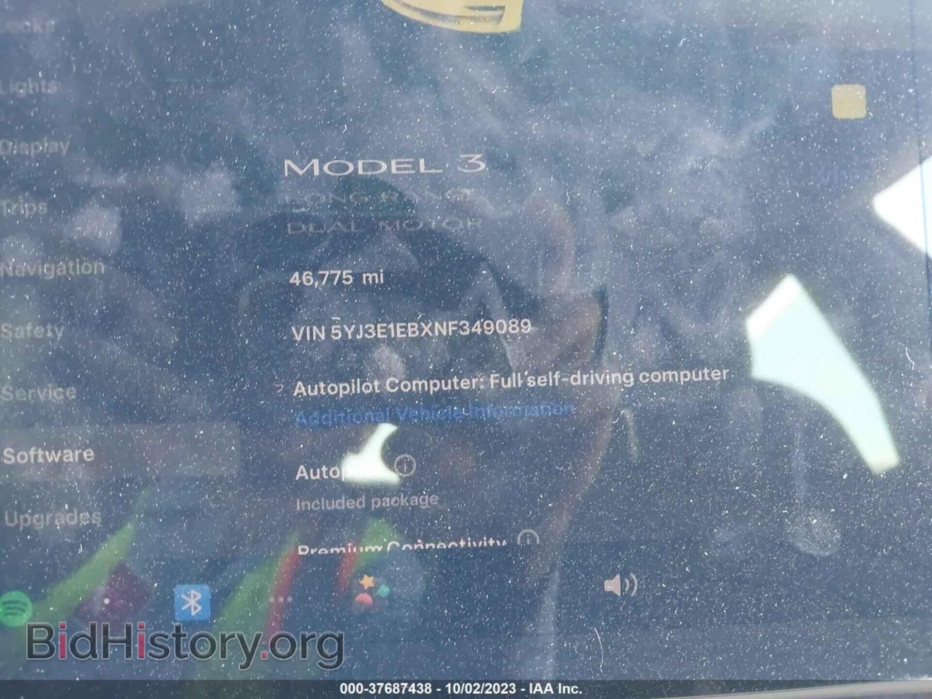 2022 TESLA MODEL 3 - VIN: 5YJ3E1EBXNF349089 - Фото 7