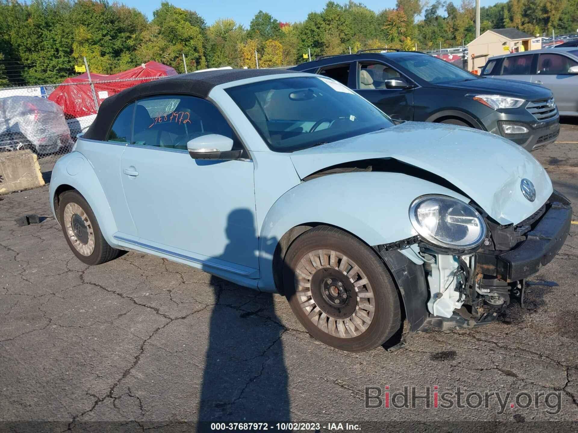 Photo 3VW5P7ATXEM803189 - VOLKSWAGEN BEETLE CONVERTIBLE 2014