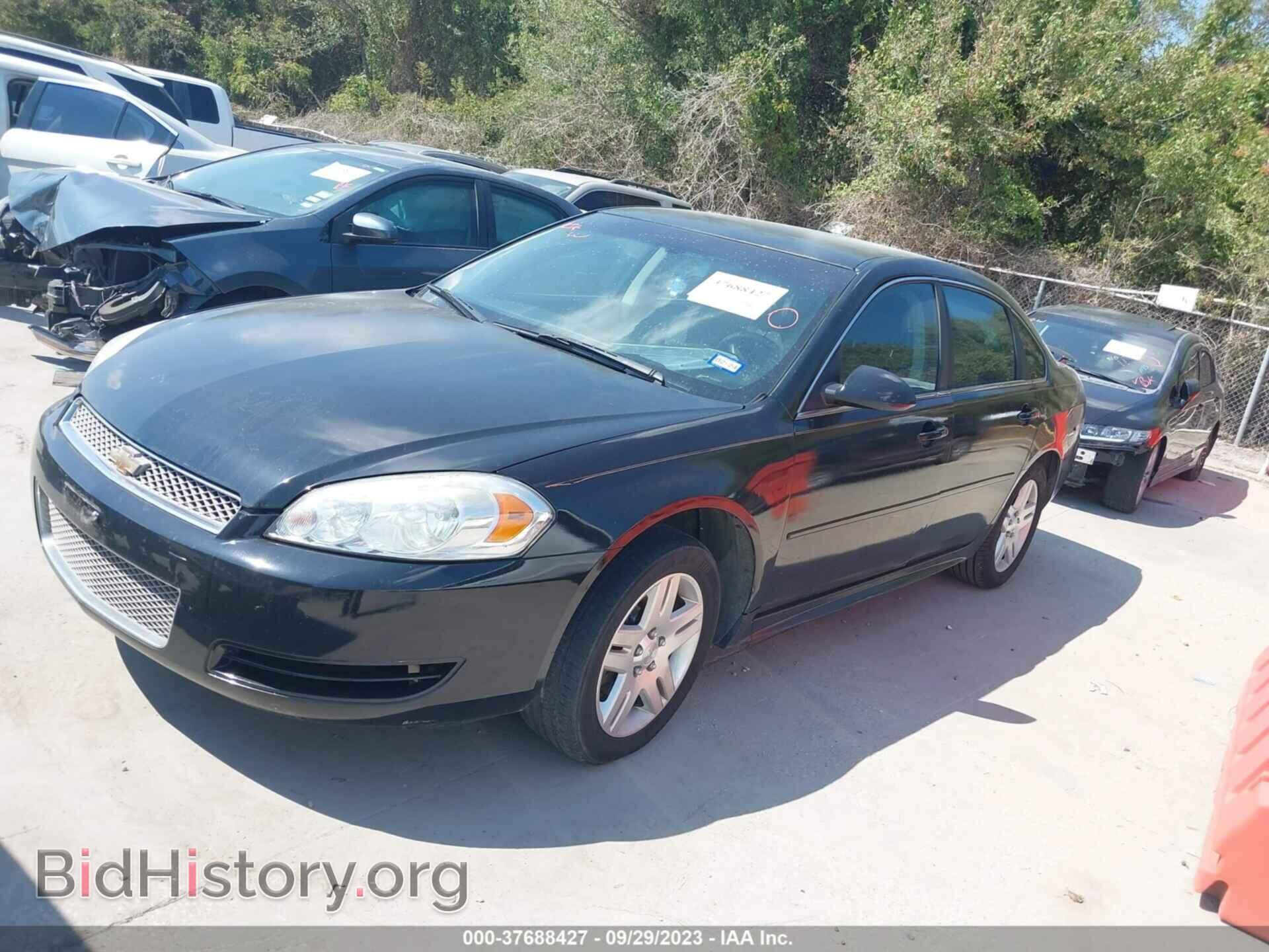 2012 CHEVROLET IMPALA - VIN: 2G1WB5E31C1182930 - Фото 2