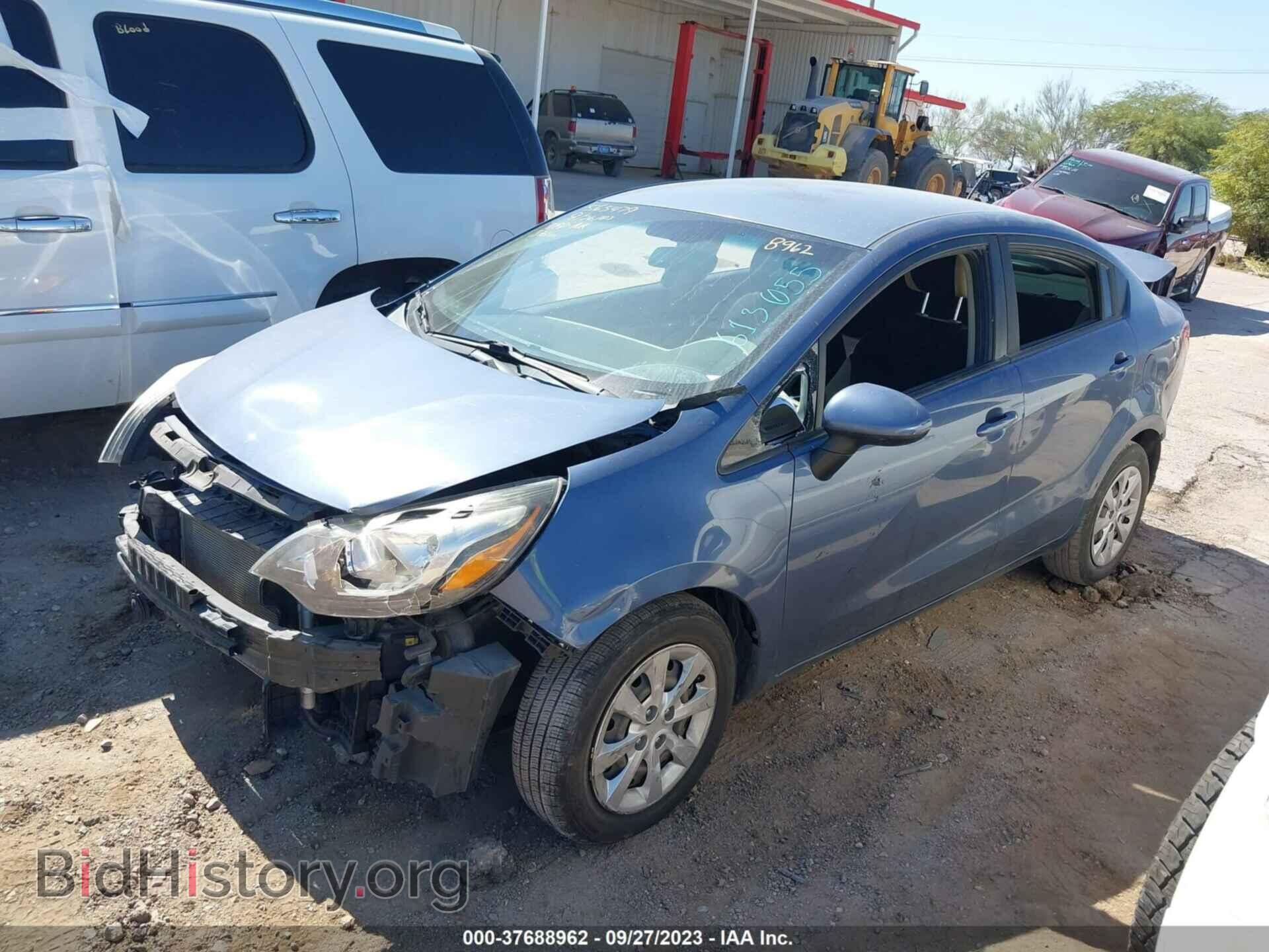 2016 KIA RIO - VIN: KNADM4A36G6613055 - Фото 2