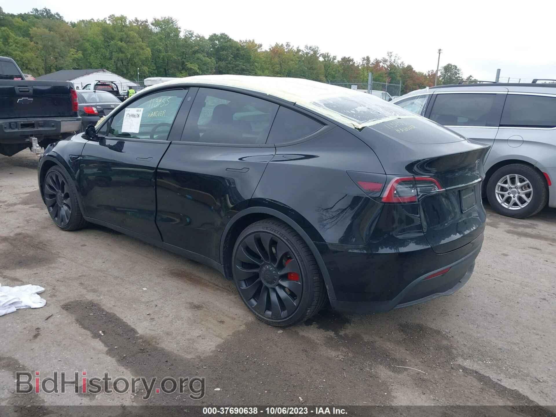 2022 TESLA MODEL Y - VIN: 7SAYGDEF6NF548454 - Фото 3