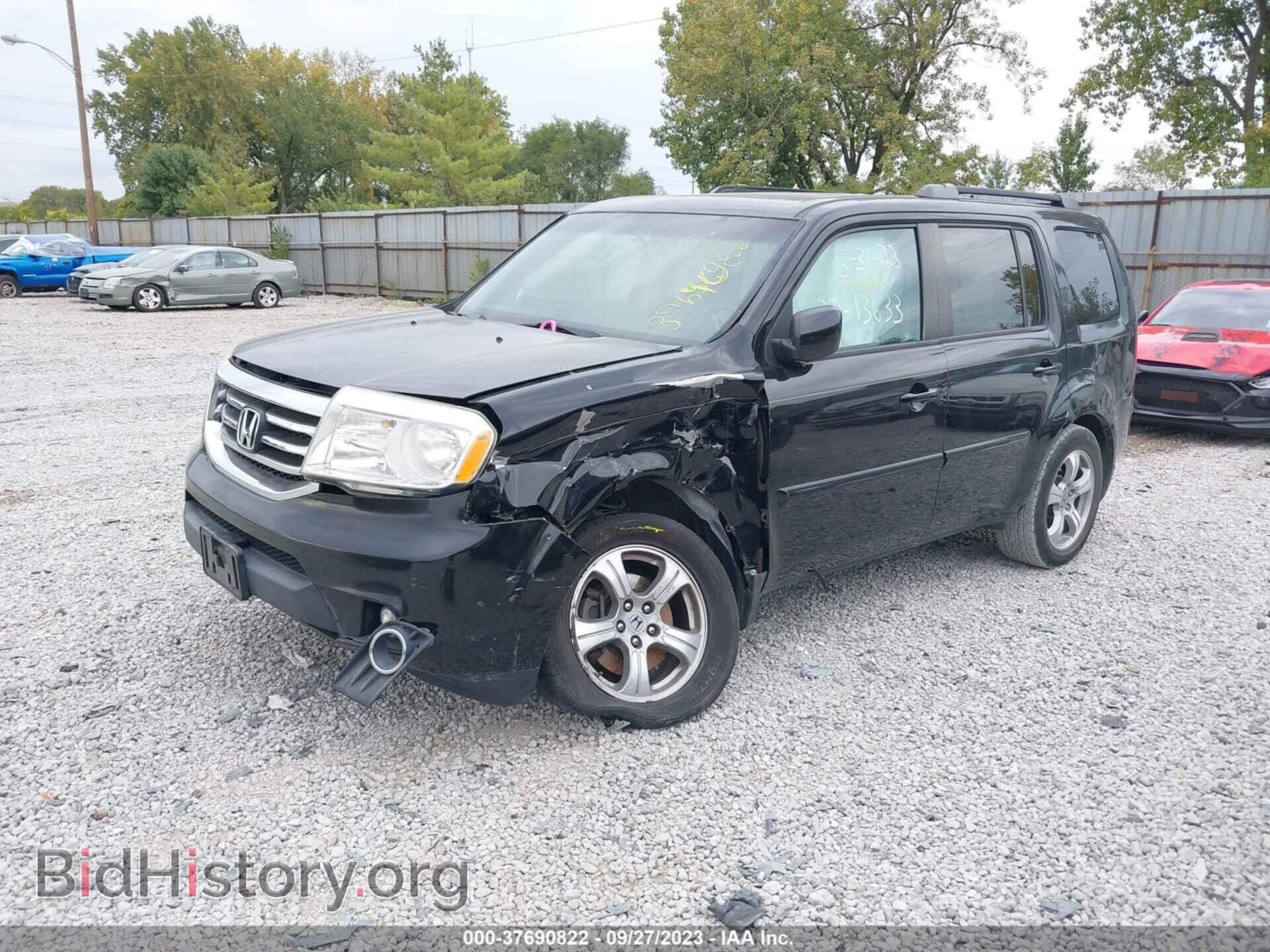 2012 HONDA PILOT - VIN: 5FNYF3H5XCB024850 - Фото 2