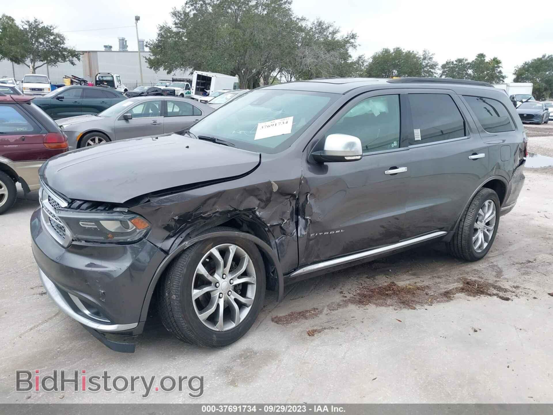 2017 DODGE DURANGO - VIN: 1C4SDJETXHC679386 - Фото 2