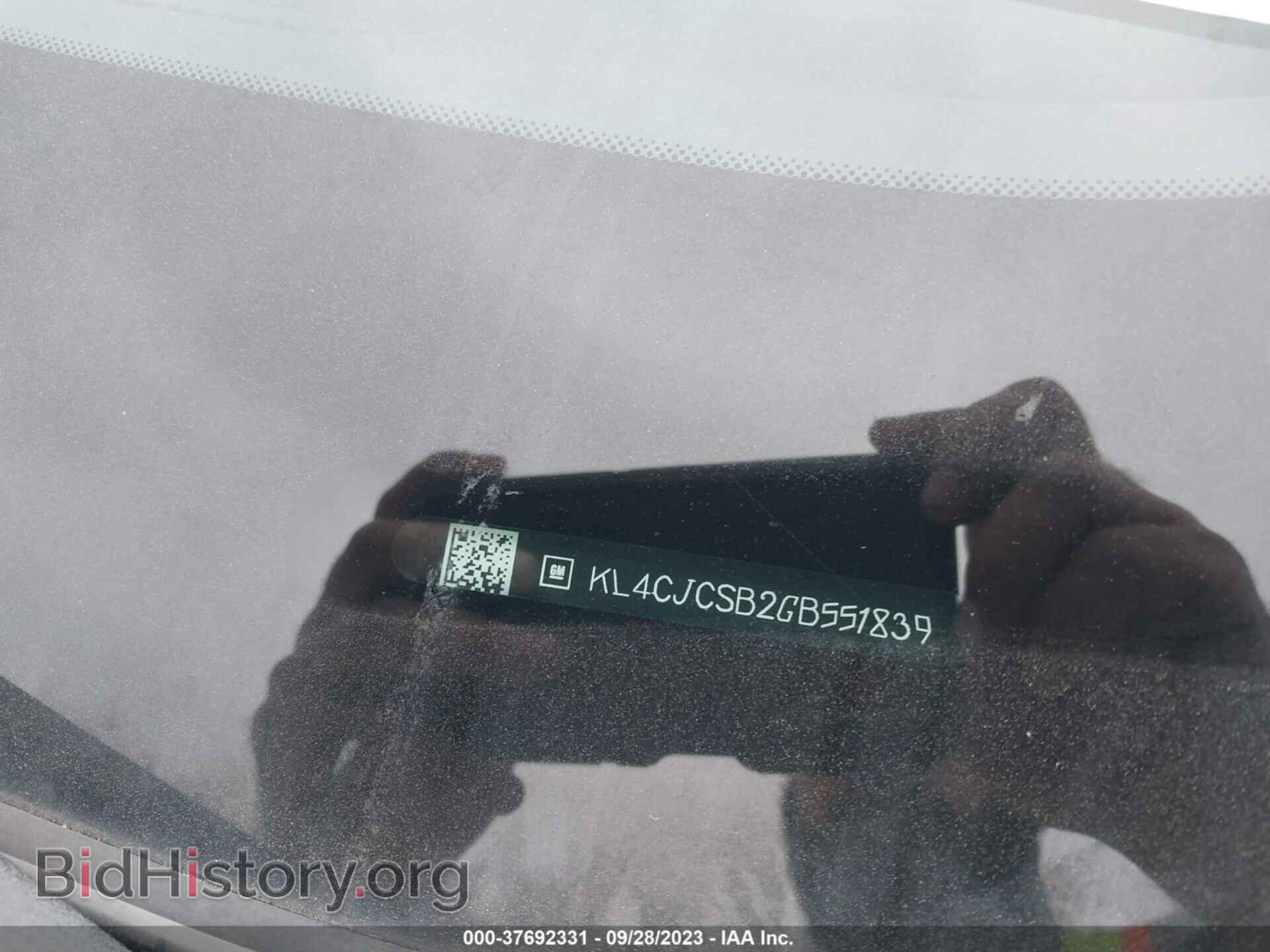 2016 BUICK ENCORE - VIN: KL4CJCSB2GB551839 - Photo 9